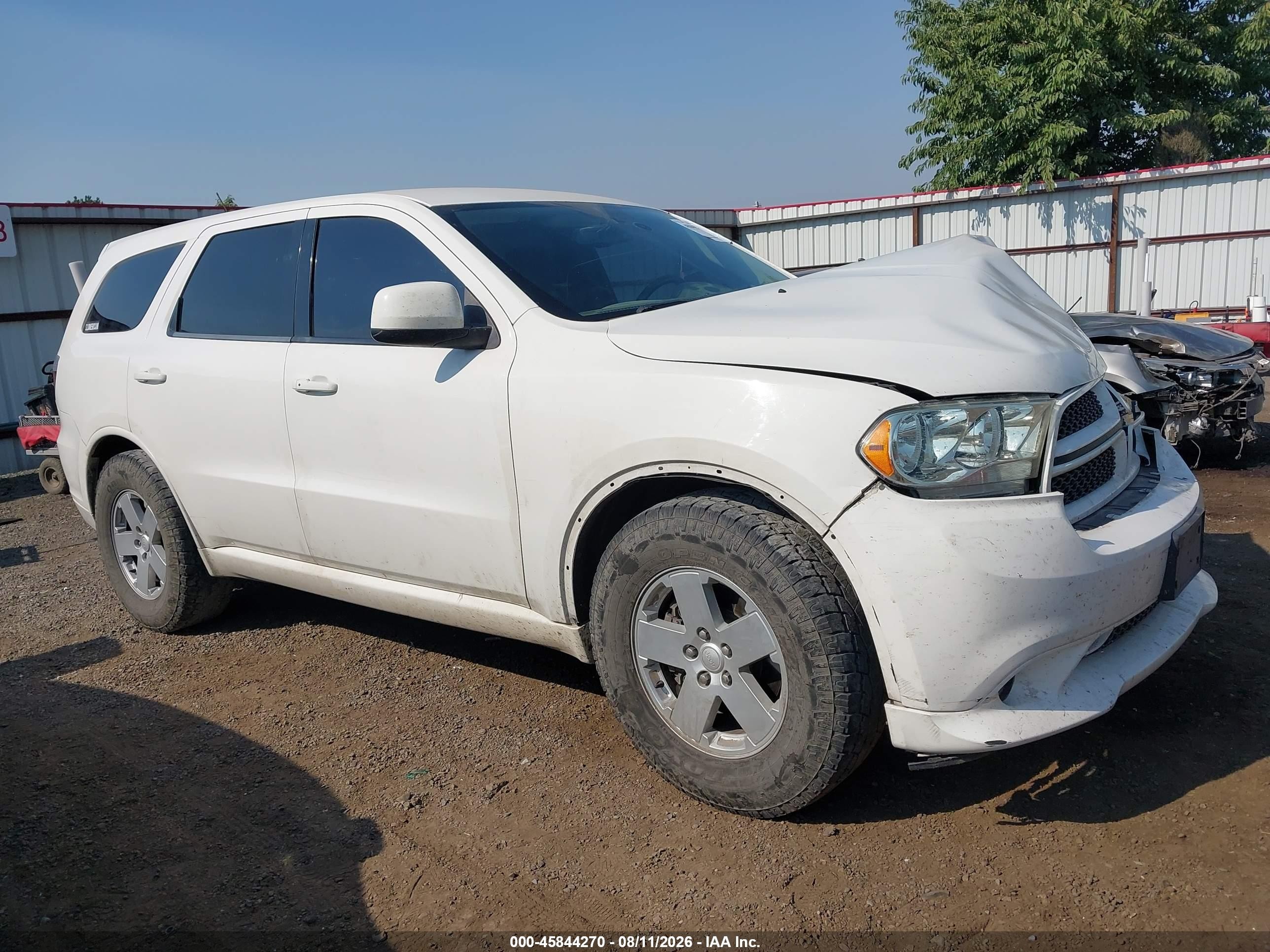 2012 Dodge Durango R/t Белый vin: 1C4SDJCT9CC337827
