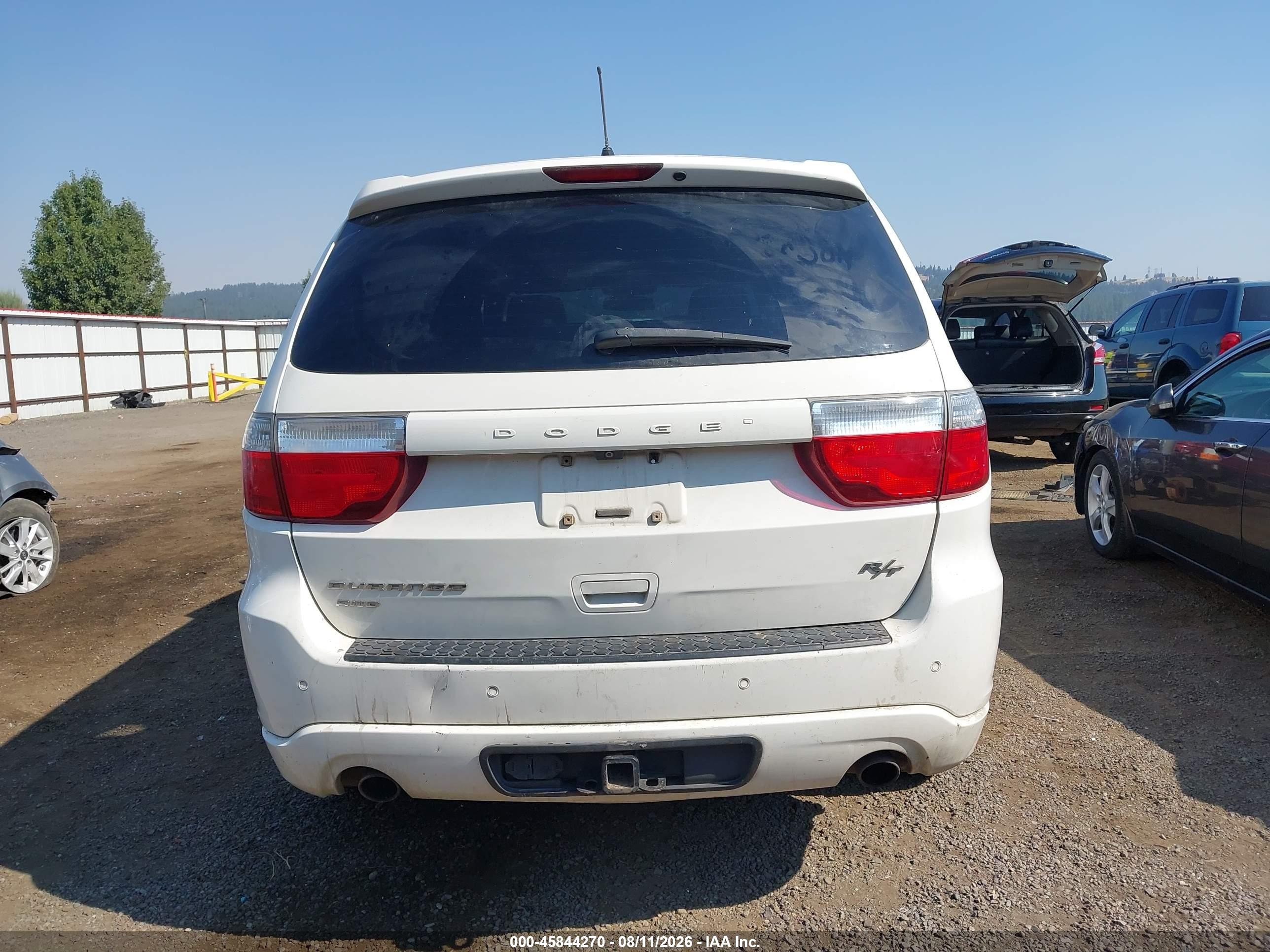2012 Dodge Durango R/t Белый vin: 1C4SDJCT9CC337827