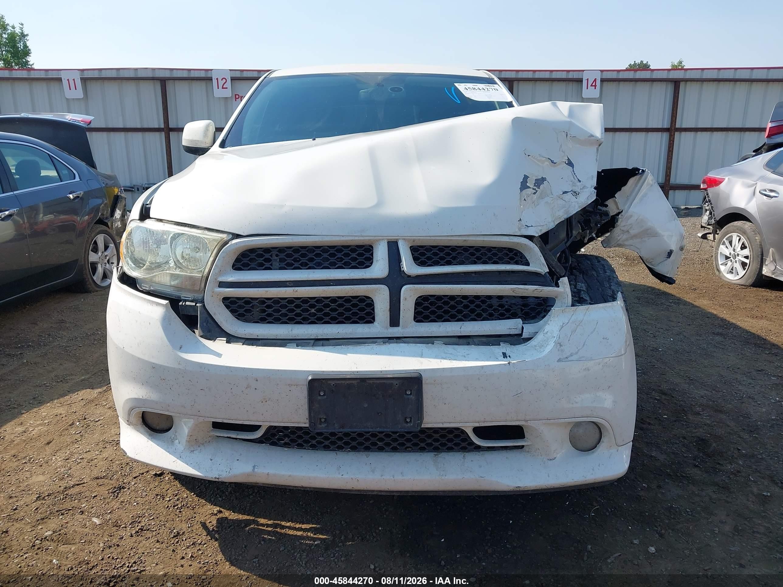 2012 Dodge Durango R/t Белый vin: 1C4SDJCT9CC337827