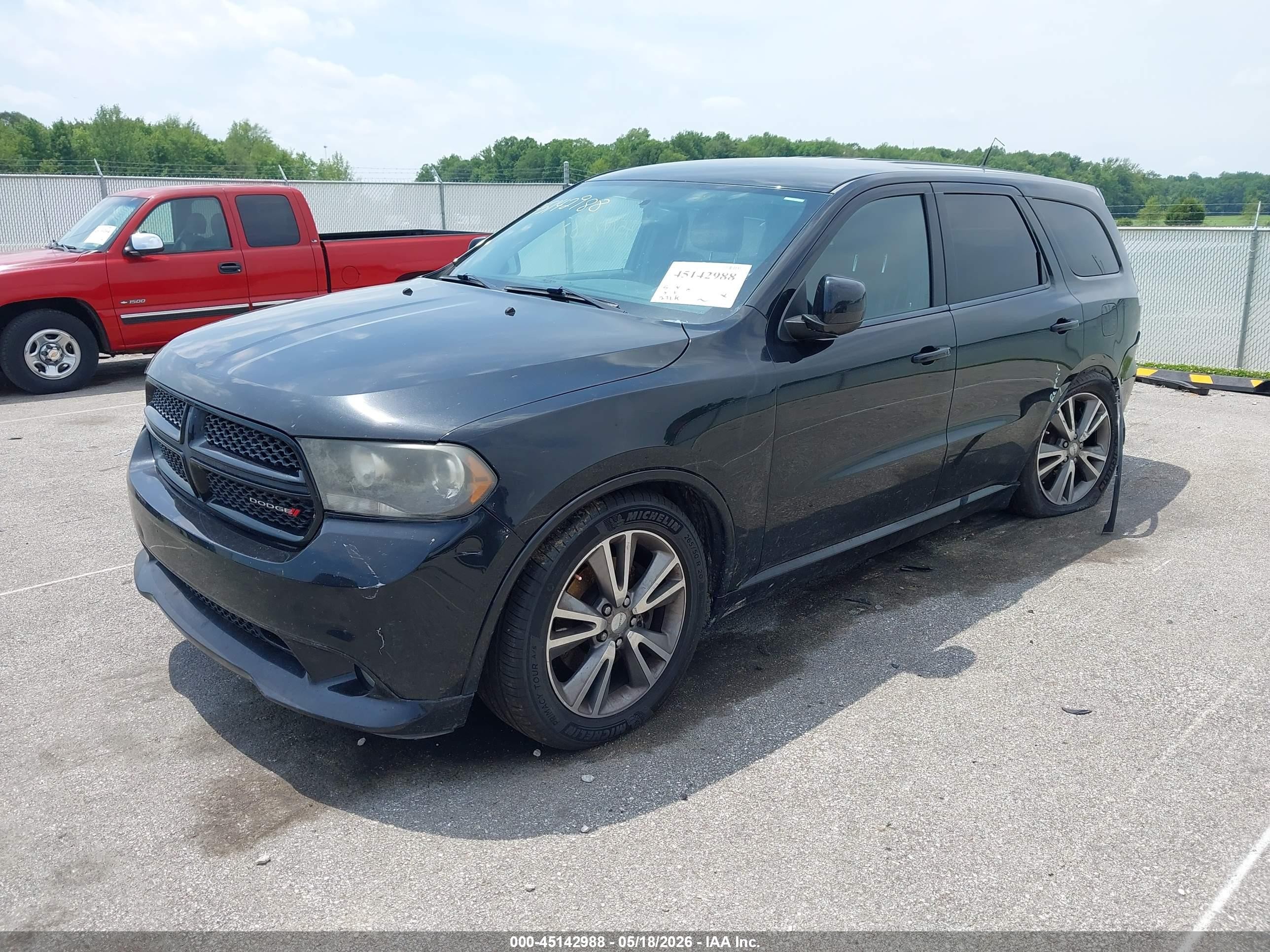 2013 Dodge Durango R/t Black vin: 1C4SDJCT9DC667422