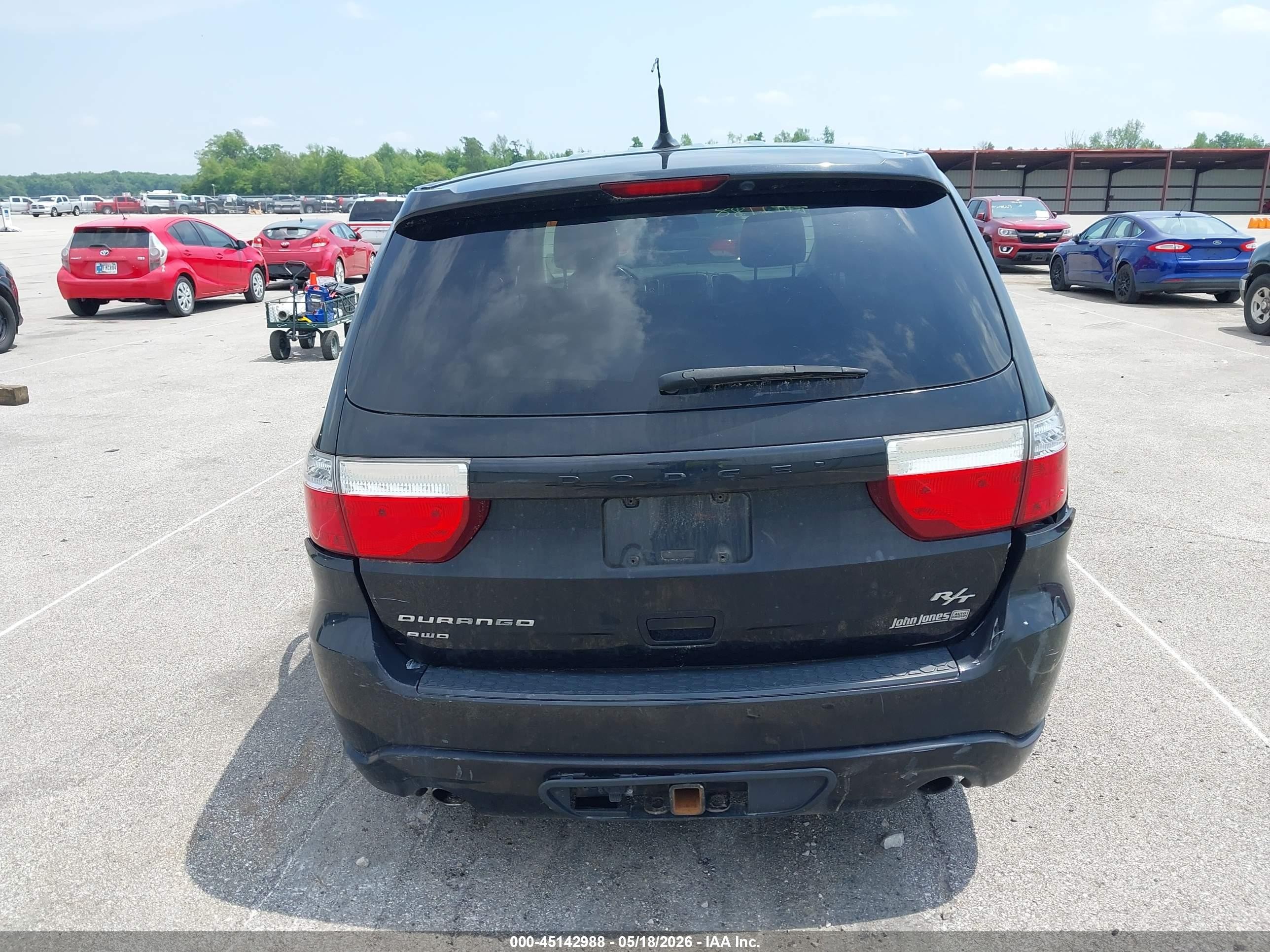 2013 Dodge Durango R/t Black vin: 1C4SDJCT9DC667422