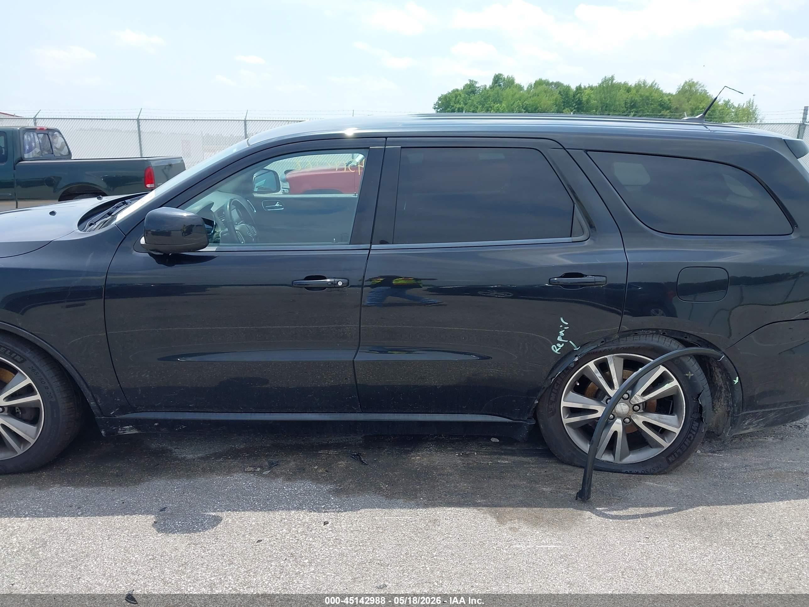 2013 Dodge Durango R/t Black vin: 1C4SDJCT9DC667422