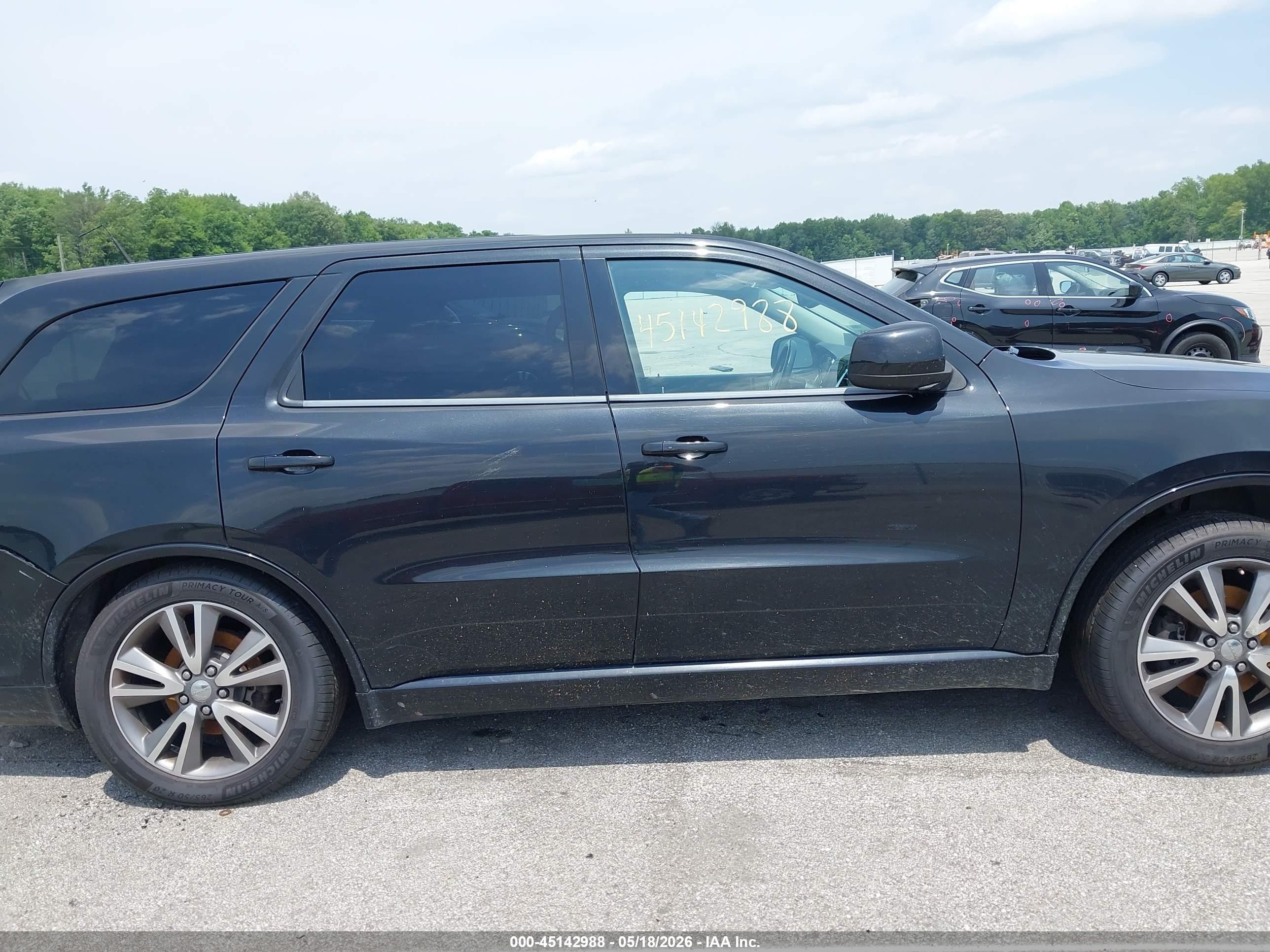 2013 Dodge Durango R/t Black vin: 1C4SDJCT9DC667422