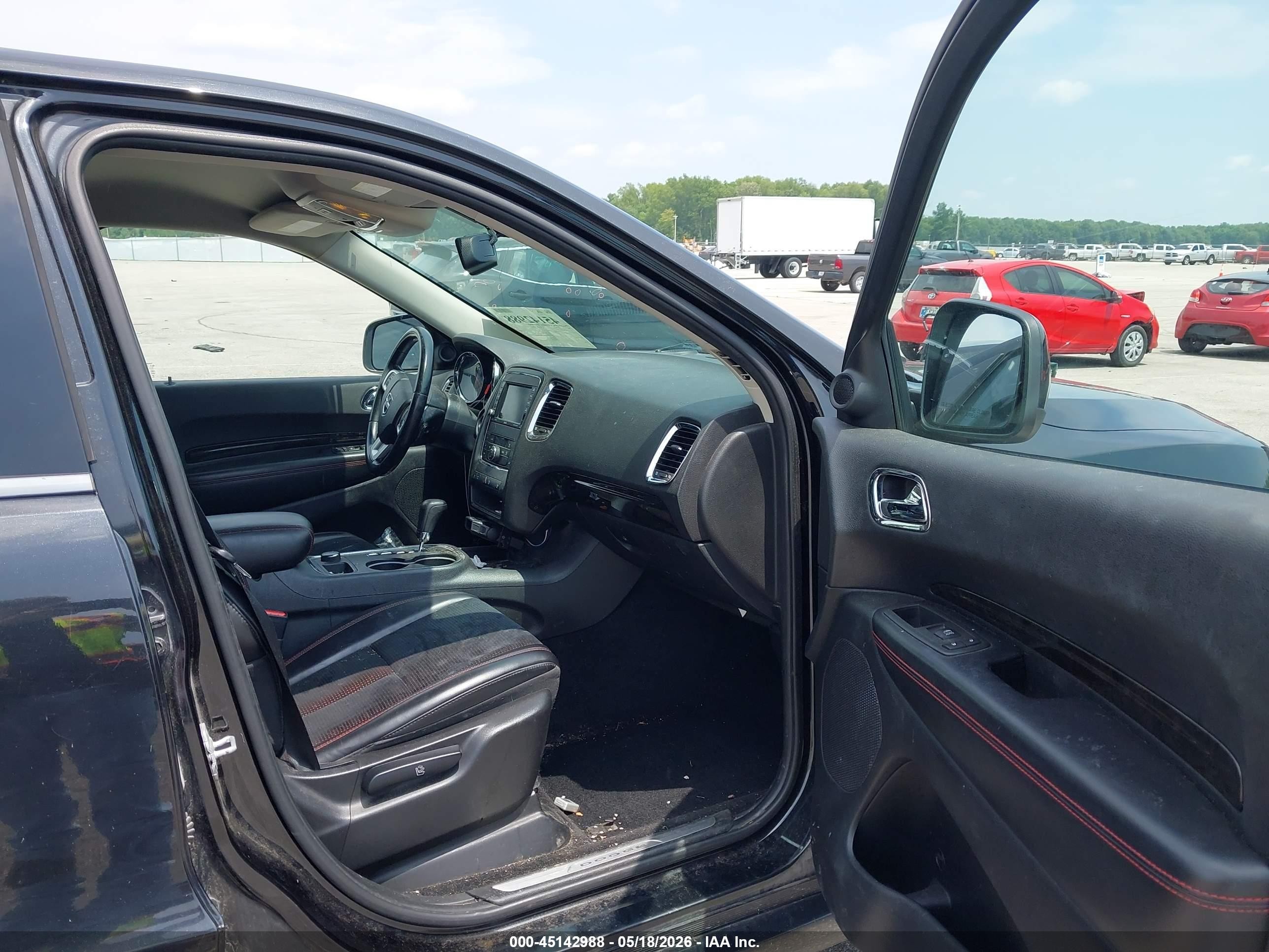 2013 Dodge Durango R/t Black vin: 1C4SDJCT9DC667422