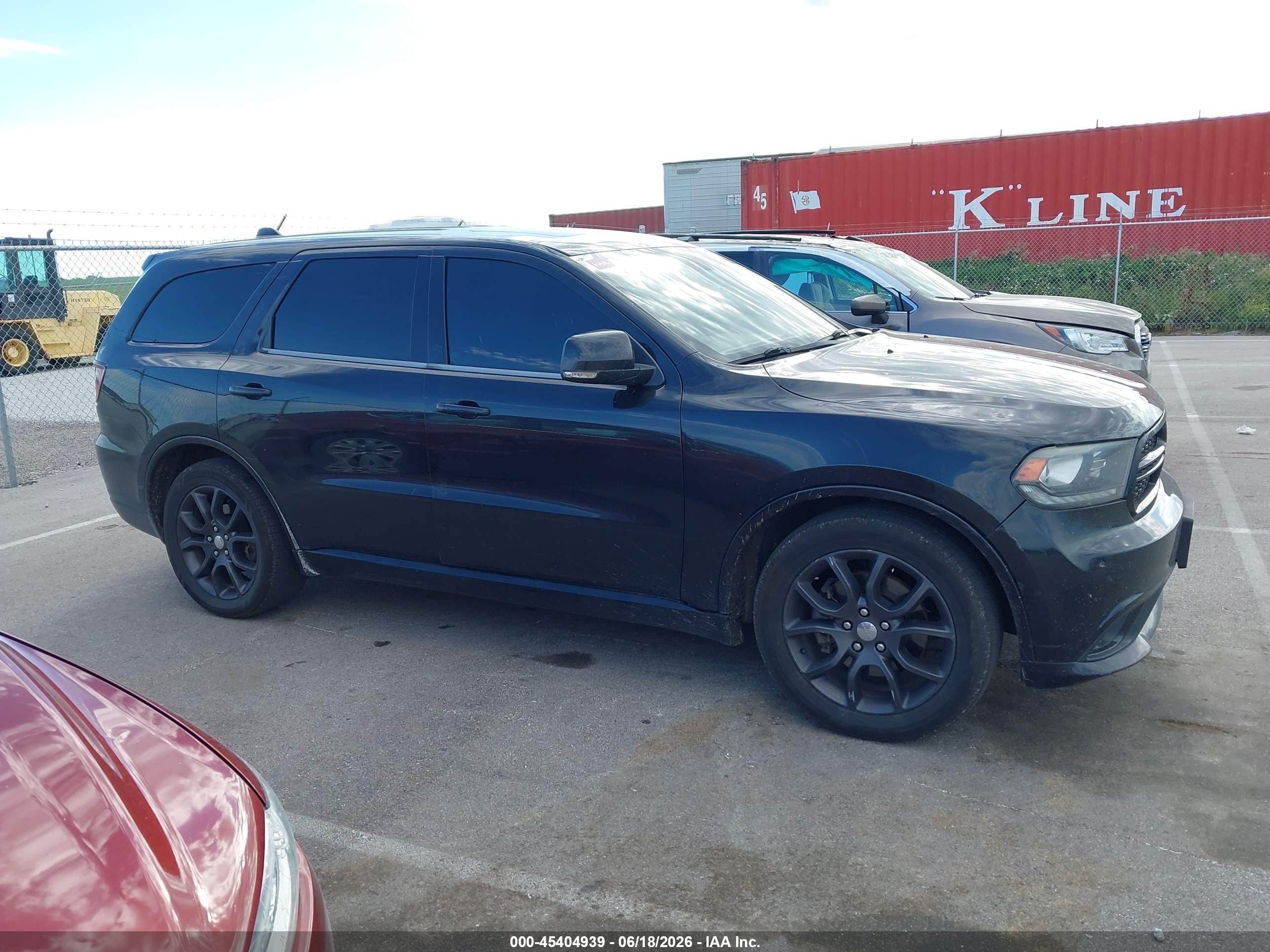 2015 Dodge Durango R/t Black vin: 1C4SDJCT9FC163407