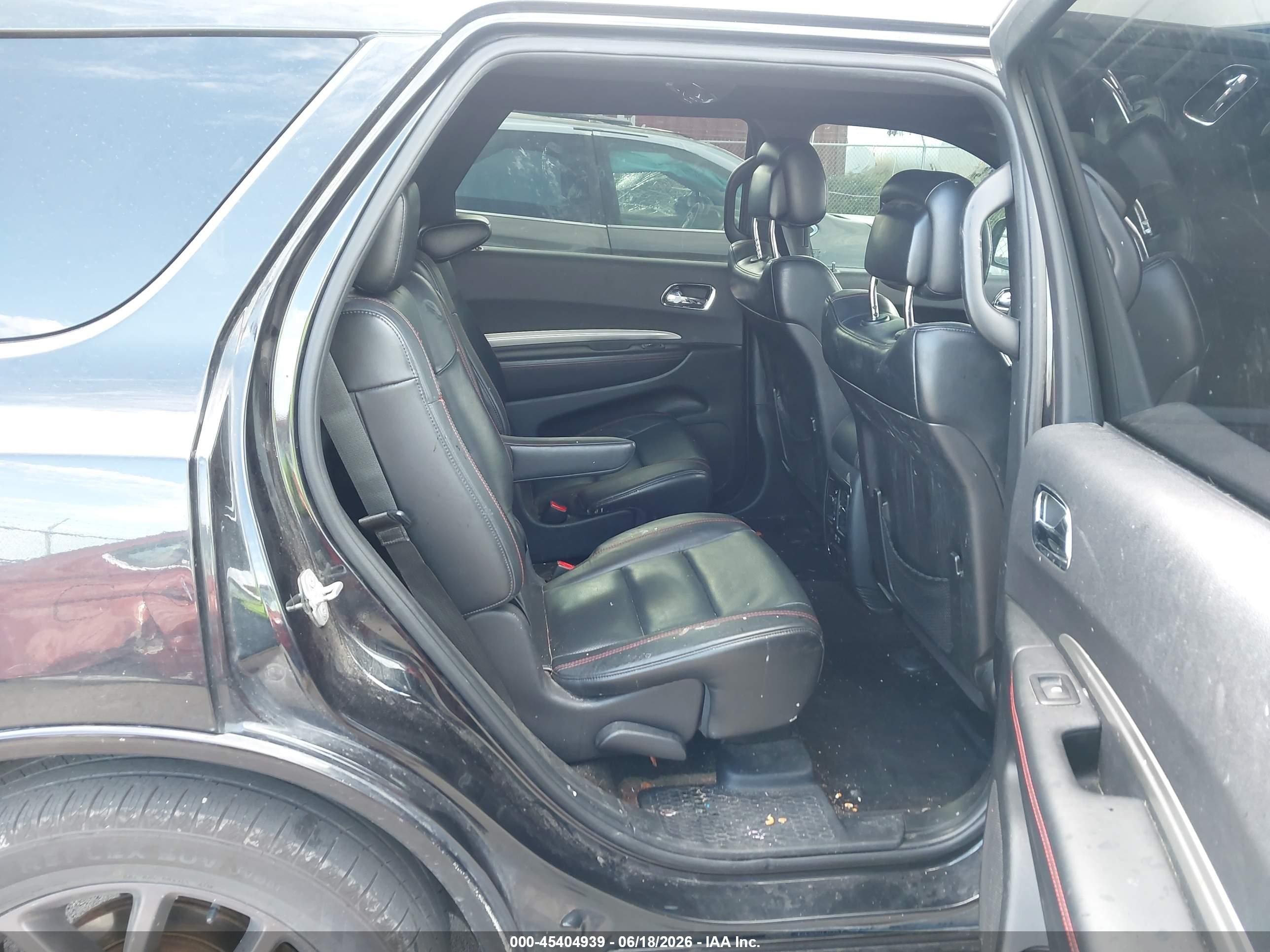 2015 Dodge Durango R/t Black vin: 1C4SDJCT9FC163407