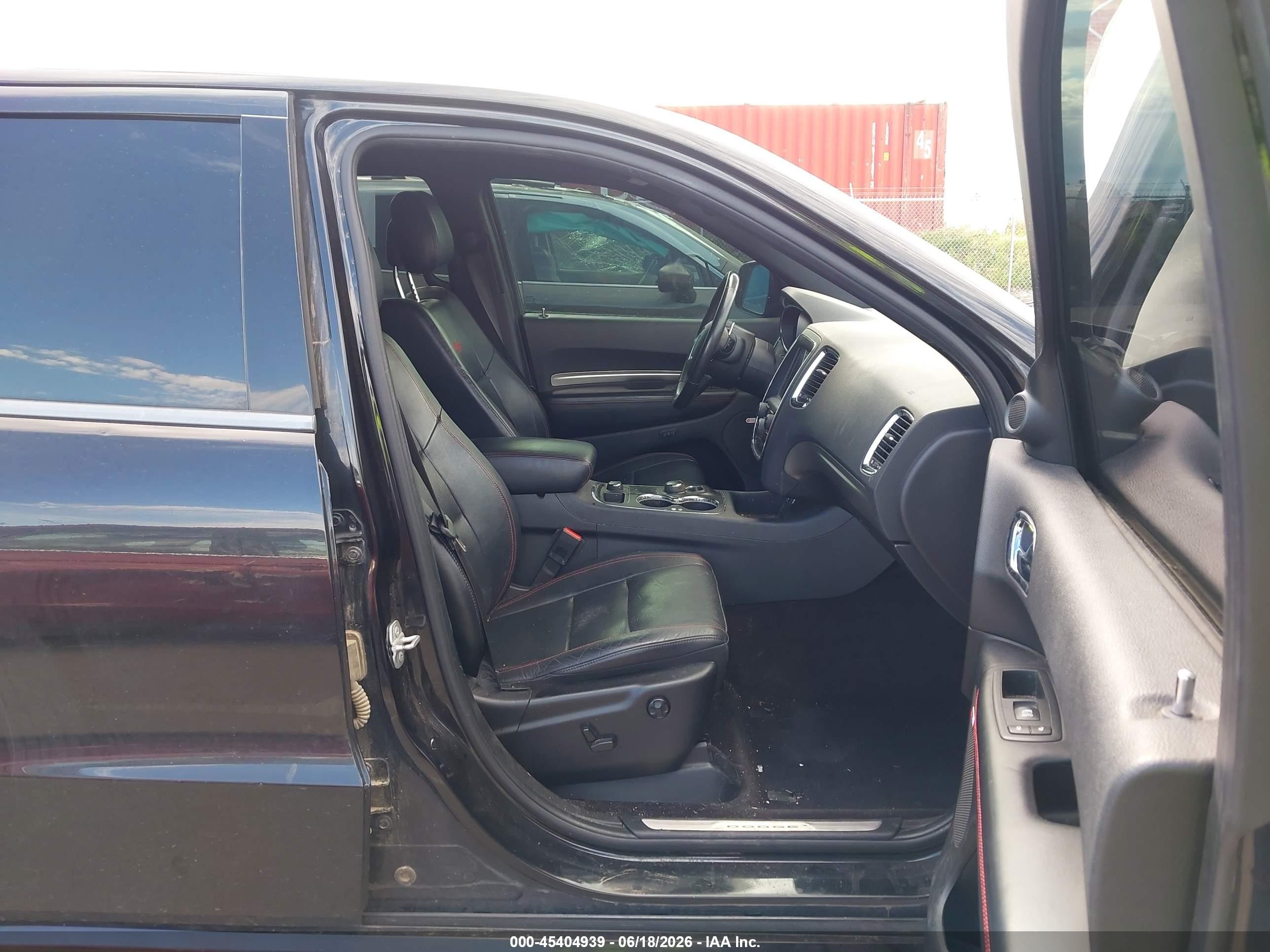 2015 Dodge Durango R/t Black vin: 1C4SDJCT9FC163407