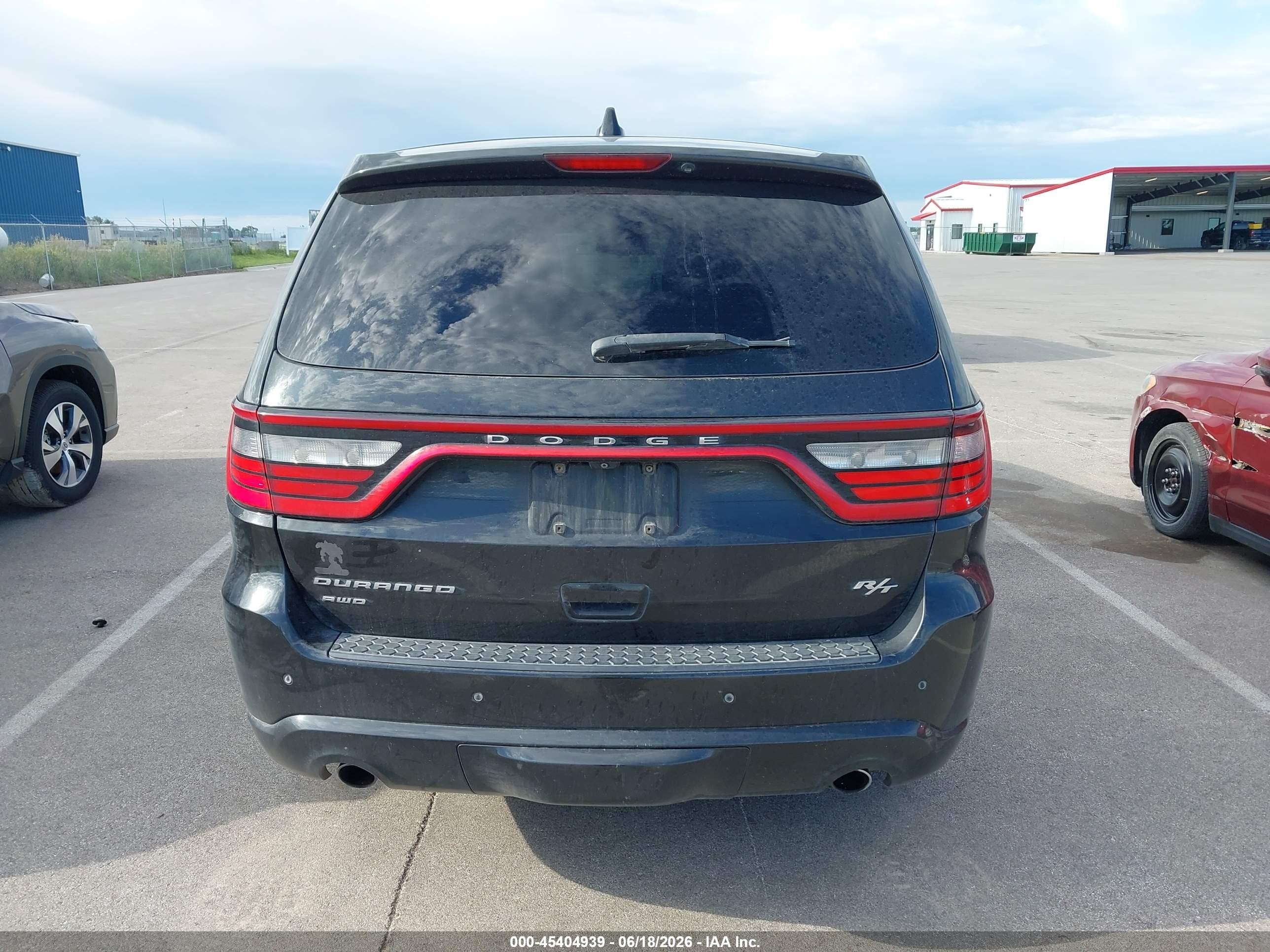 2015 Dodge Durango R/t Black vin: 1C4SDJCT9FC163407