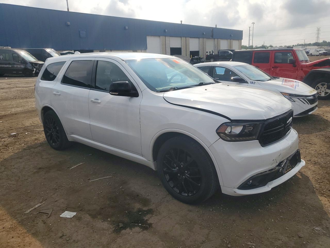 2015 Dodge Durango R/t White vin: 1C4SDJCT9FC758046