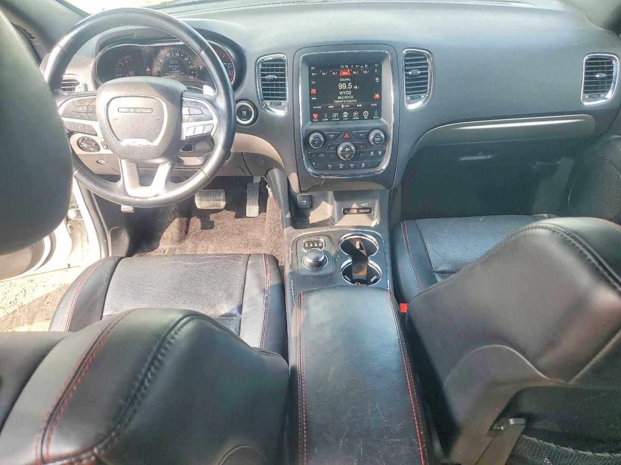 2015 Dodge Durango R/t White vin: 1C4SDJCT9FC758046