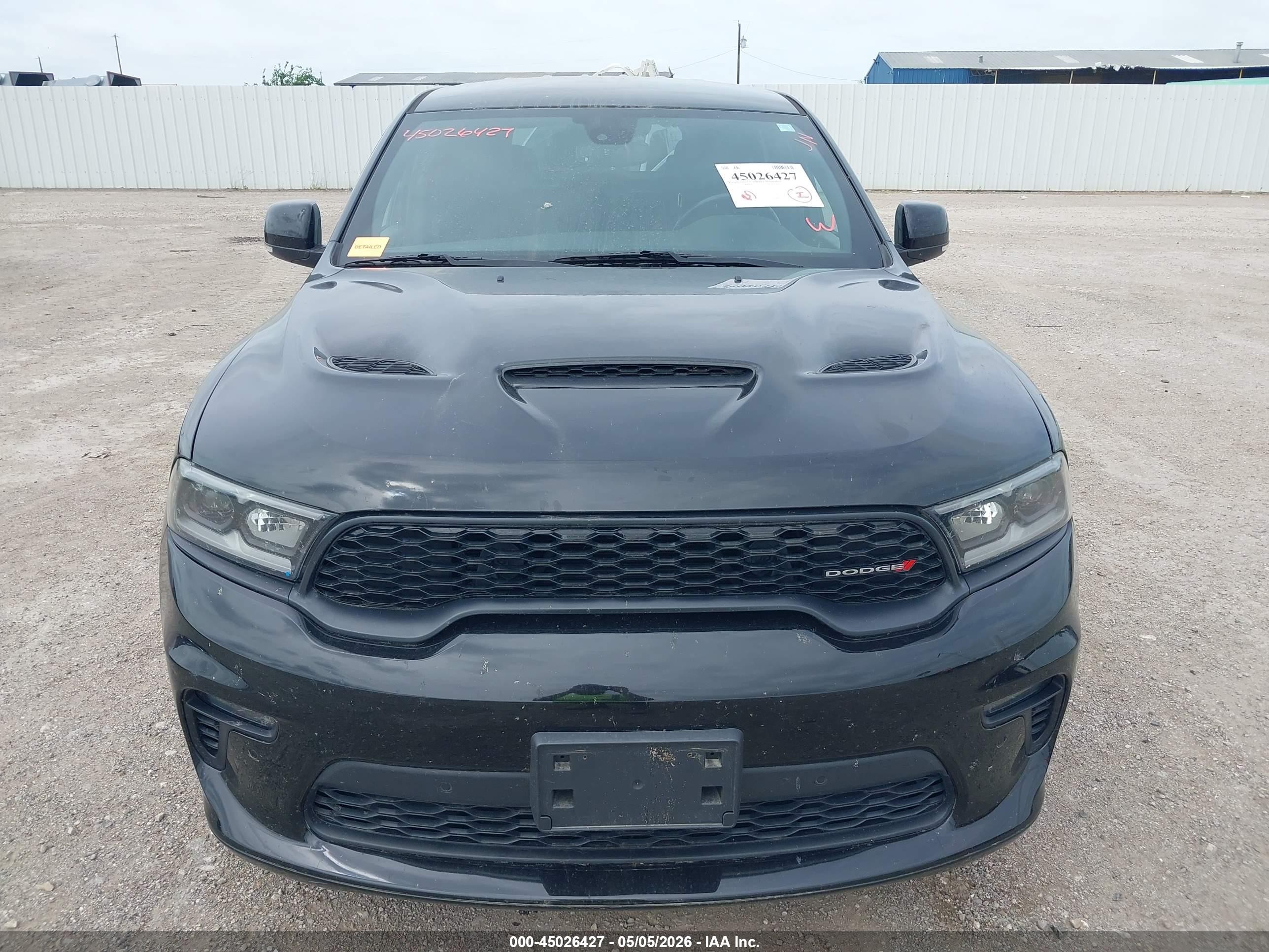 2022 Dodge Durango R/t Awd Черный vin: 1C4SDJCT9NC104338
