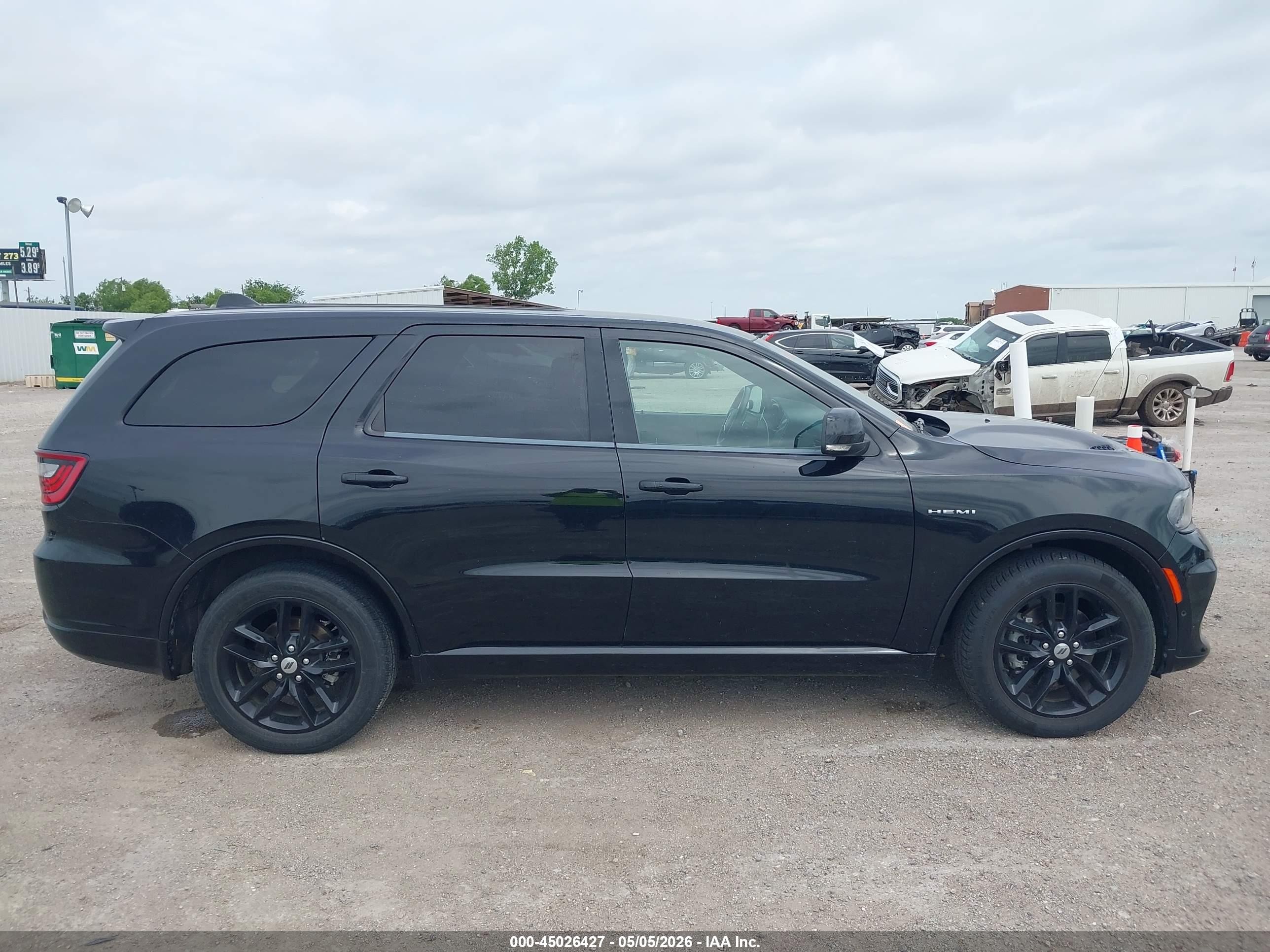 2022 Dodge Durango R/t Awd Черный vin: 1C4SDJCT9NC104338
