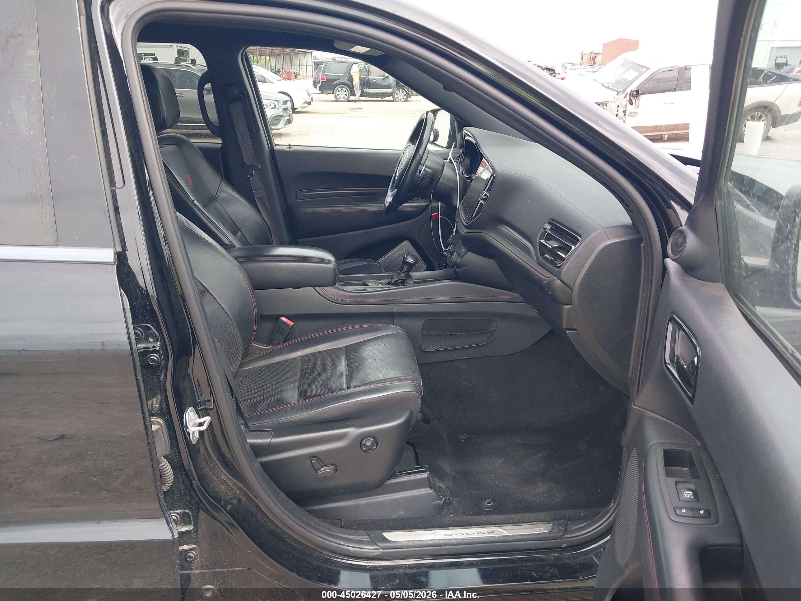 2022 Dodge Durango R/t Awd Черный vin: 1C4SDJCT9NC104338