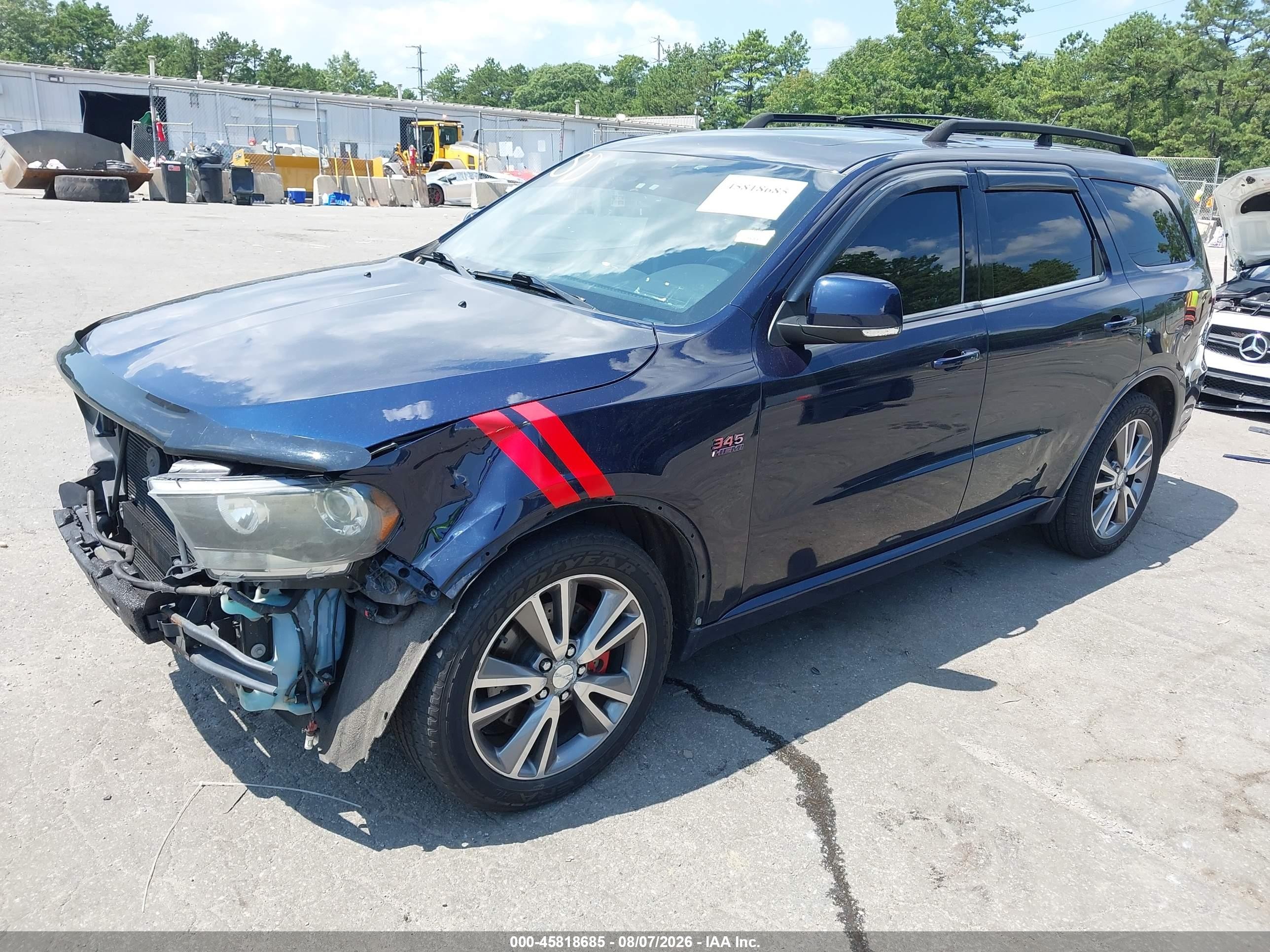 2013 Dodge Durango R/t Blue vin: 1C4SDJCTXDC652993