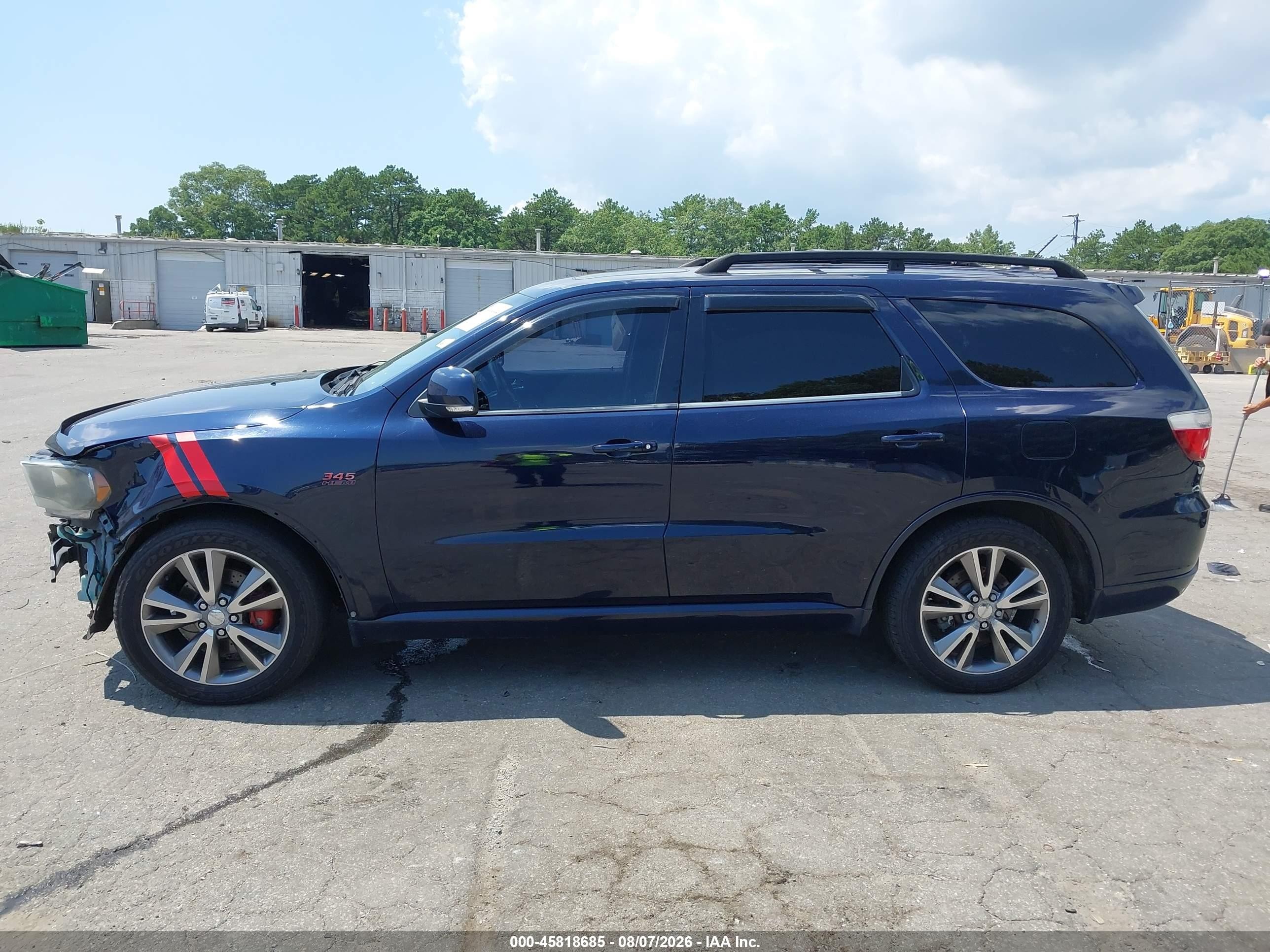 2013 Dodge Durango R/t Blue vin: 1C4SDJCTXDC652993