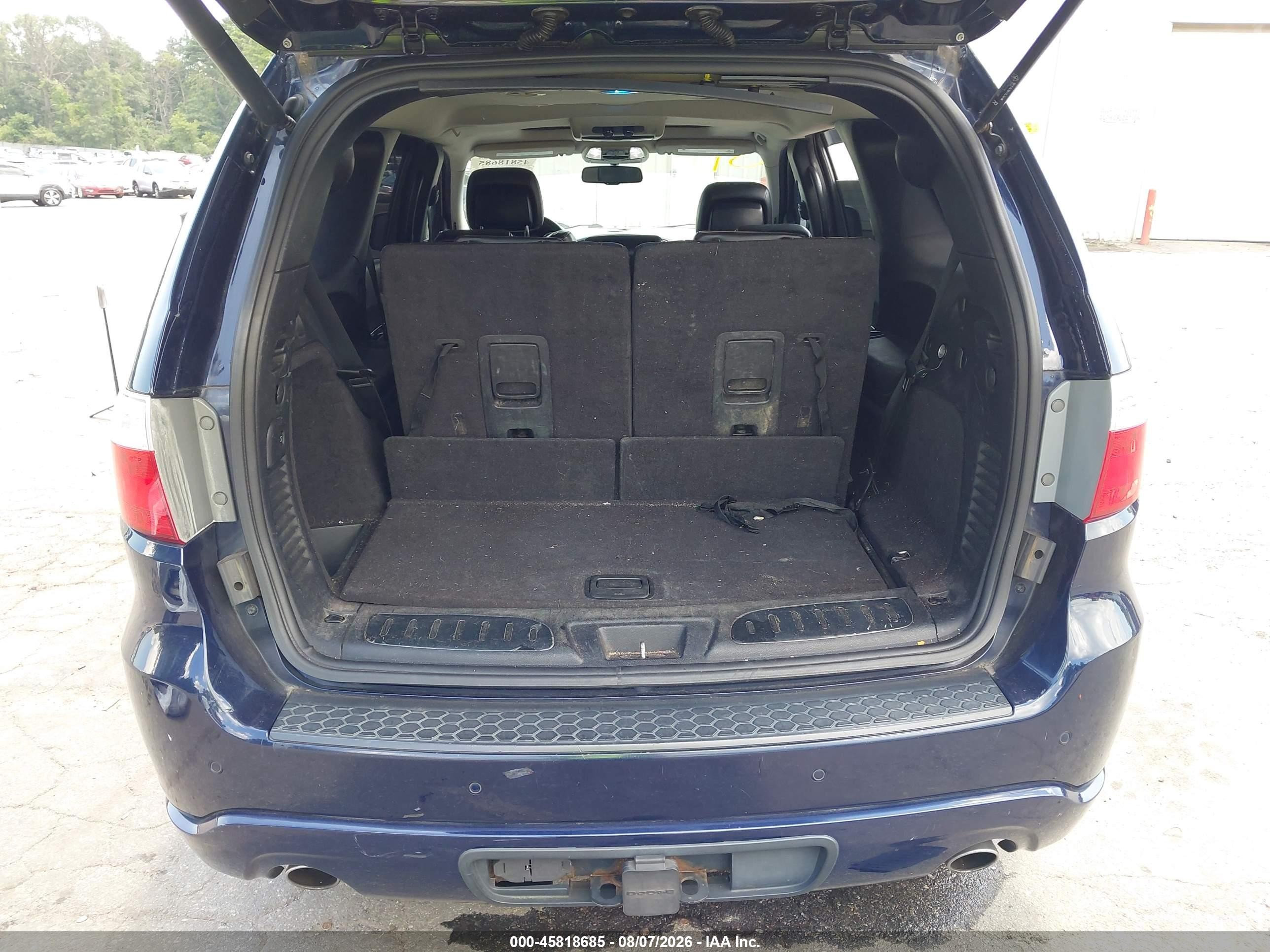2013 Dodge Durango R/t Blue vin: 1C4SDJCTXDC652993