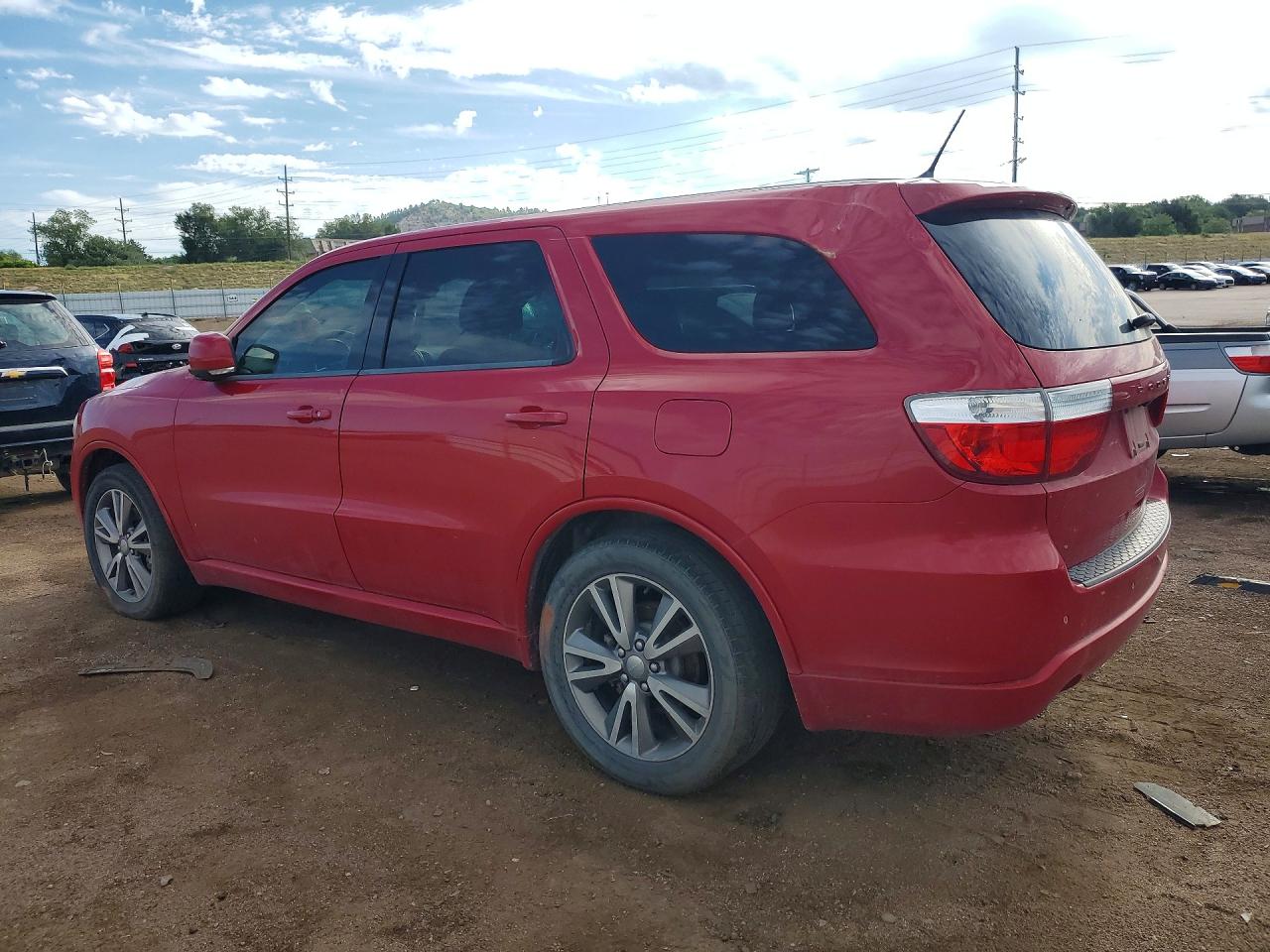2013 Dodge Durango R/t Red vin: 1C4SDJCTXDC685296