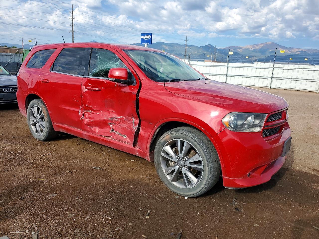 2013 Dodge Durango R/t Red vin: 1C4SDJCTXDC685296