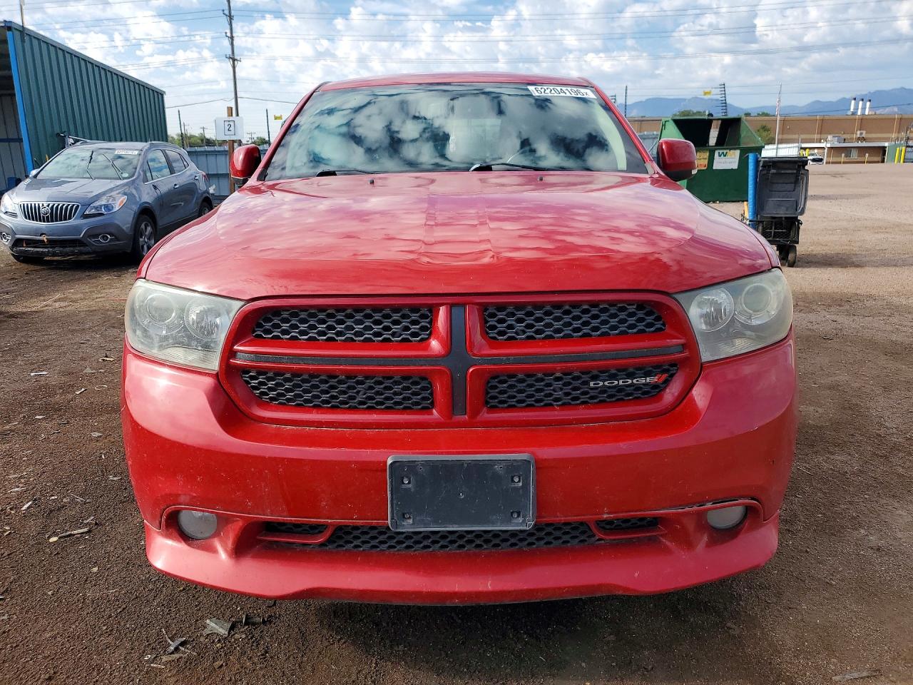 2013 Dodge Durango R/t Red vin: 1C4SDJCTXDC685296
