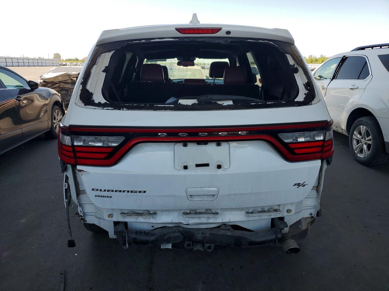 2015 Dodge Durango R White vin: 1C4SDJCTXFC223940