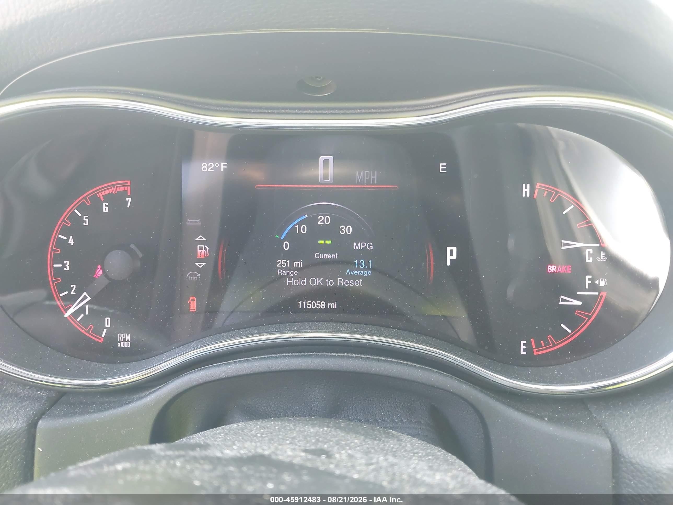 2015 Dodge Durango R/t Gray vin: 1C4SDJCTXFC232881