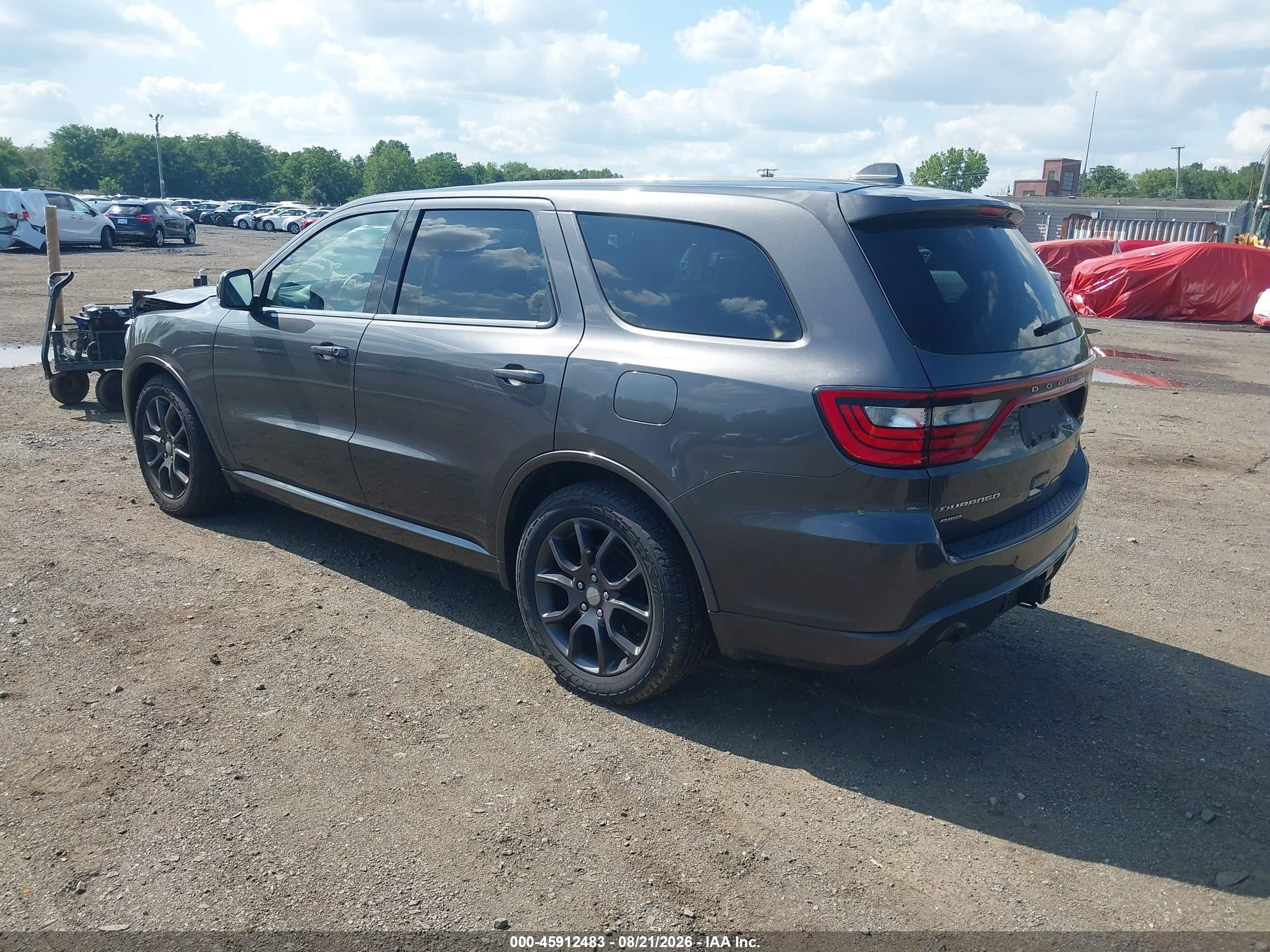 2015 Dodge Durango R/t Gray vin: 1C4SDJCTXFC232881