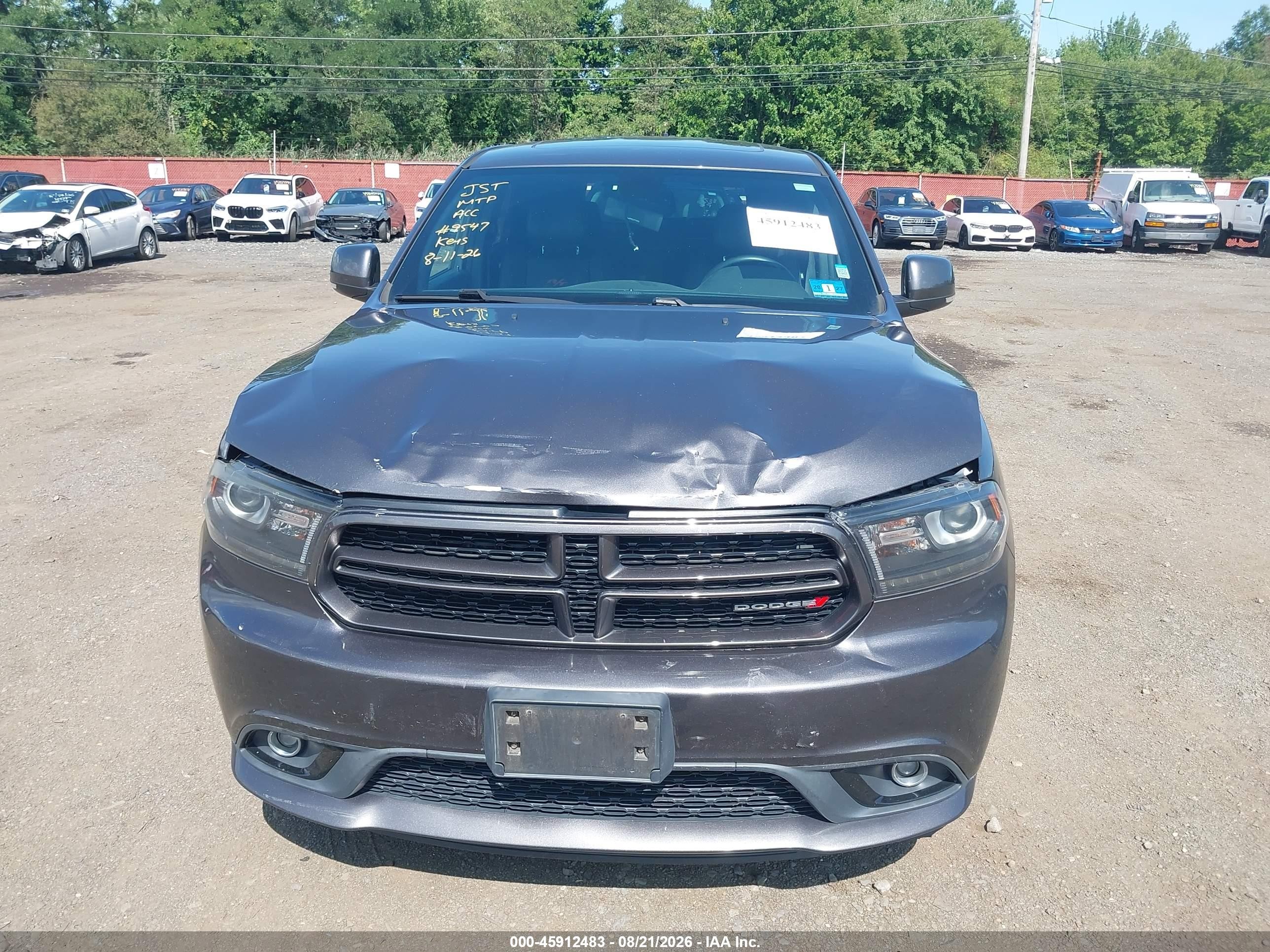 2015 Dodge Durango R/t Gray vin: 1C4SDJCTXFC232881