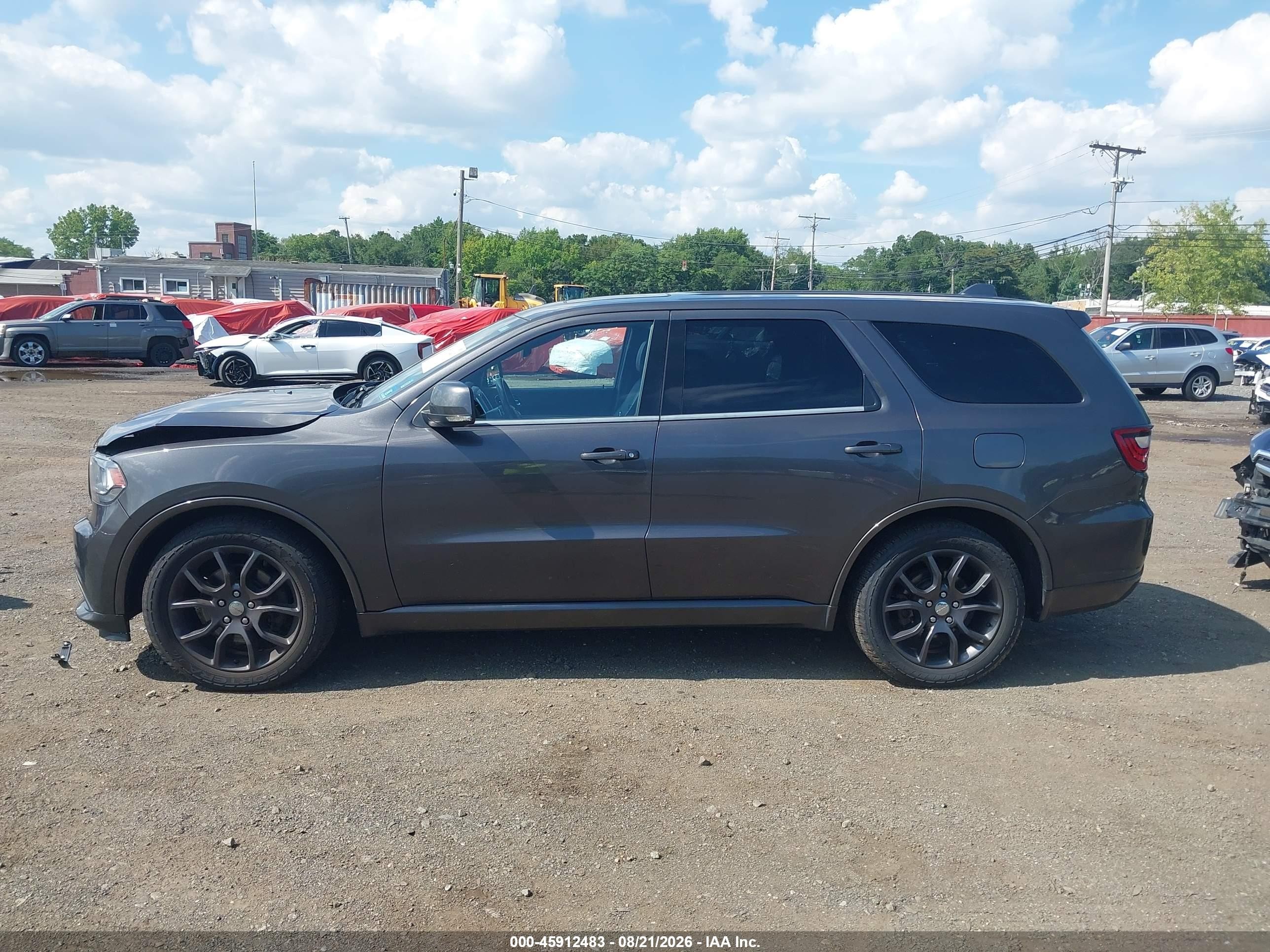 2015 Dodge Durango R/t Gray vin: 1C4SDJCTXFC232881