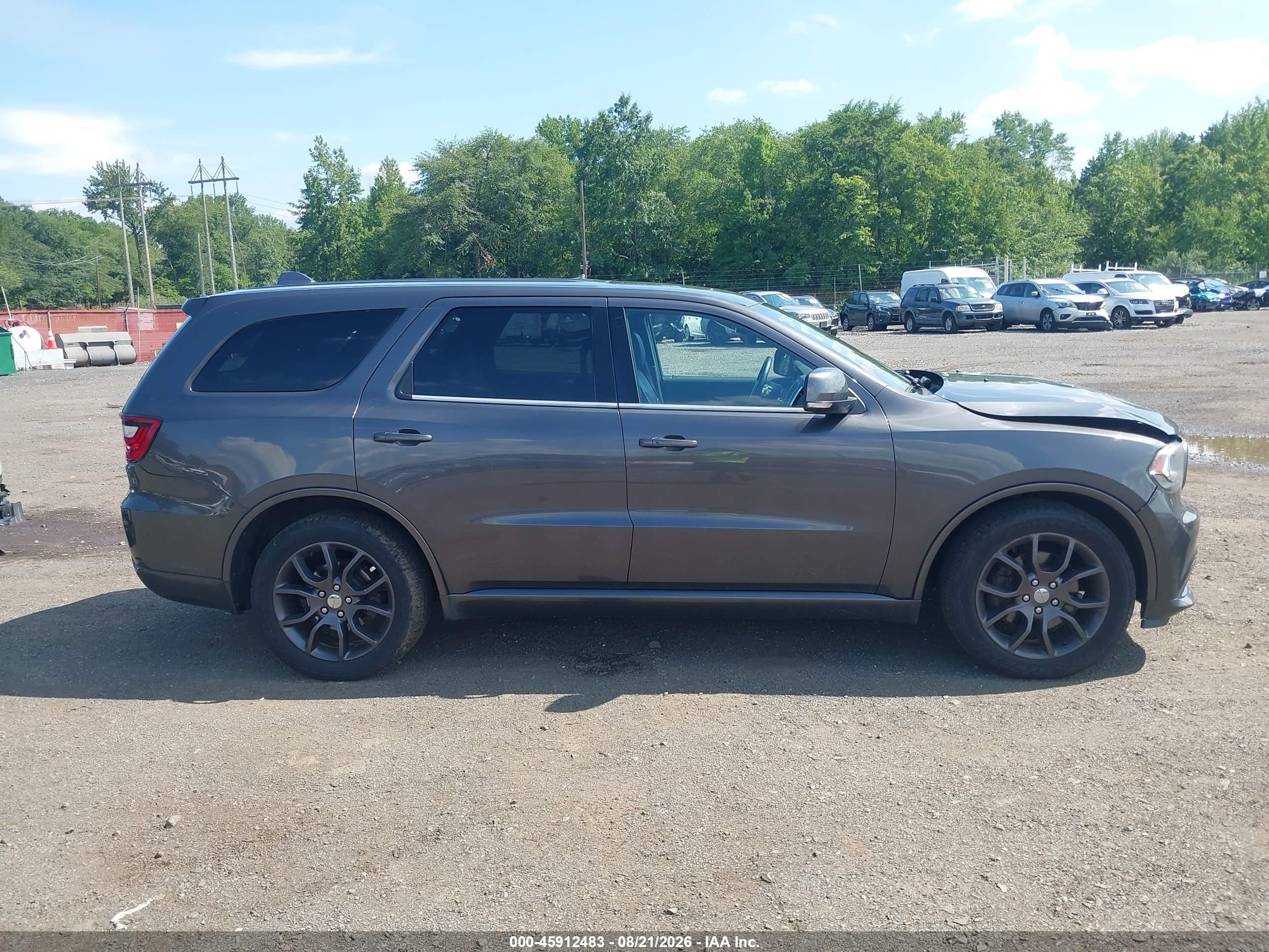 2015 Dodge Durango R/t Gray vin: 1C4SDJCTXFC232881