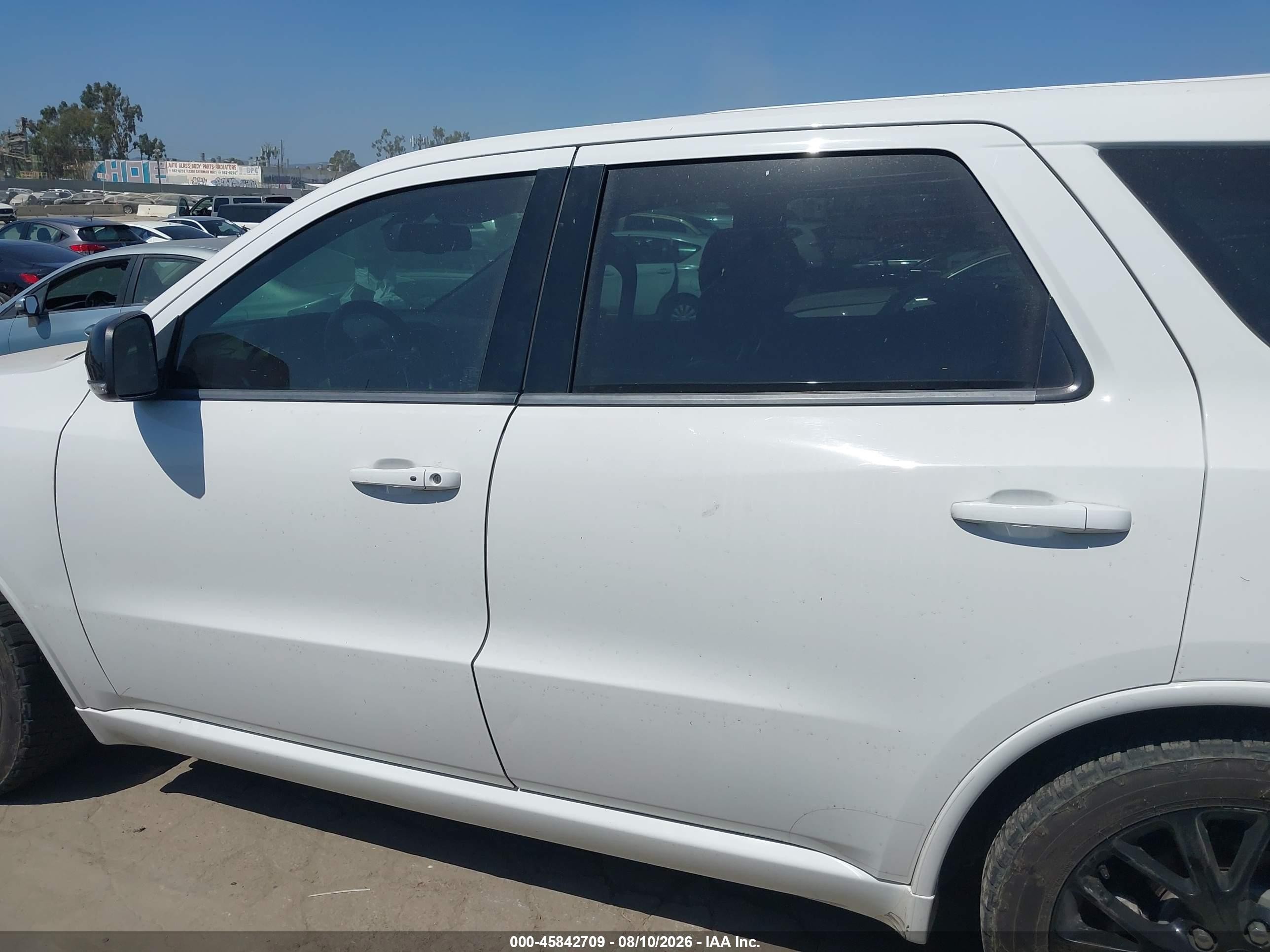 2015 Dodge Durango R/t White vin: 1C4SDJCTXFC953847