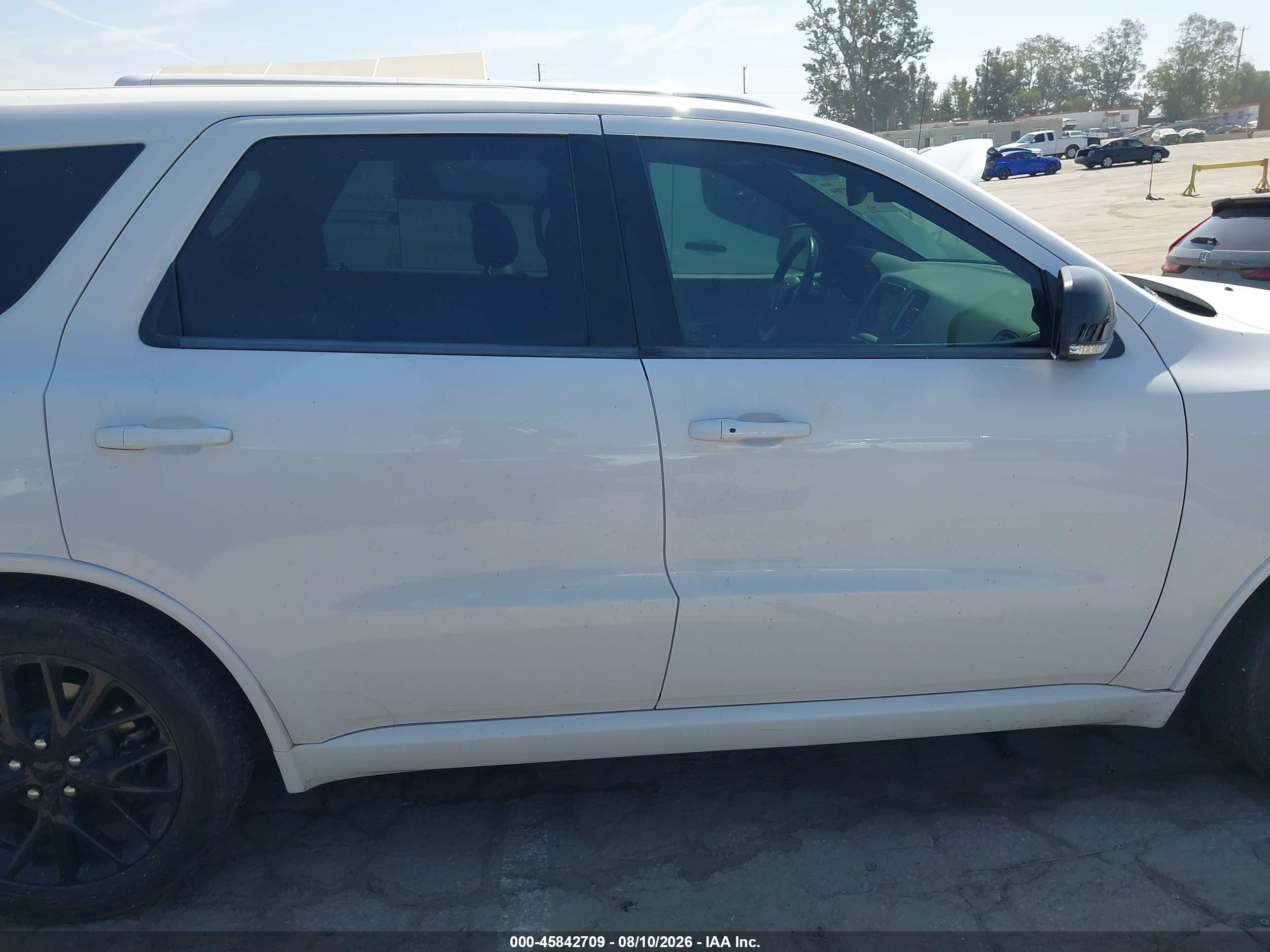 2015 Dodge Durango R/t White vin: 1C4SDJCTXFC953847