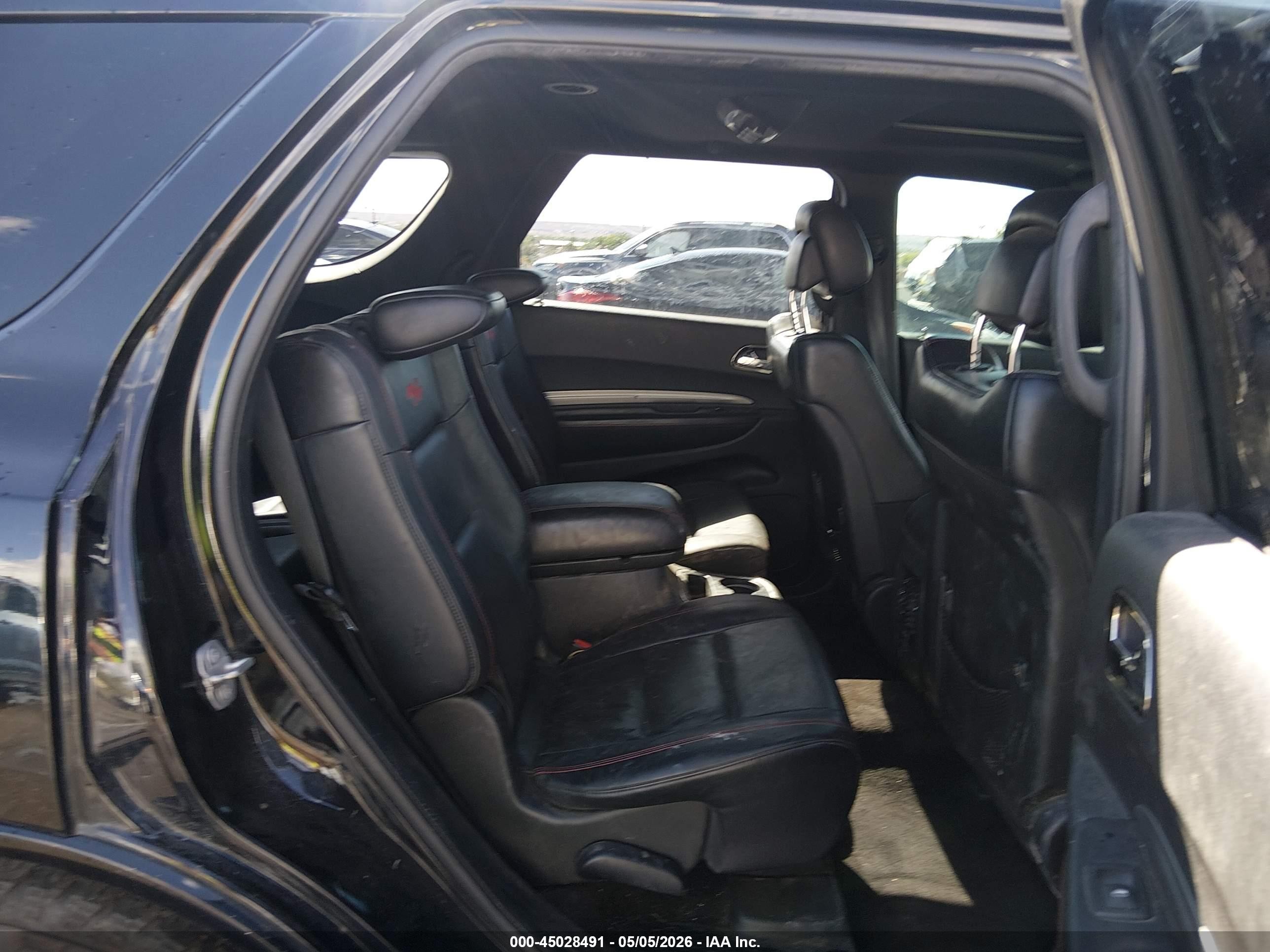 2018 Dodge Durango R/t Awd Black vin: 1C4SDJCTXJC341396