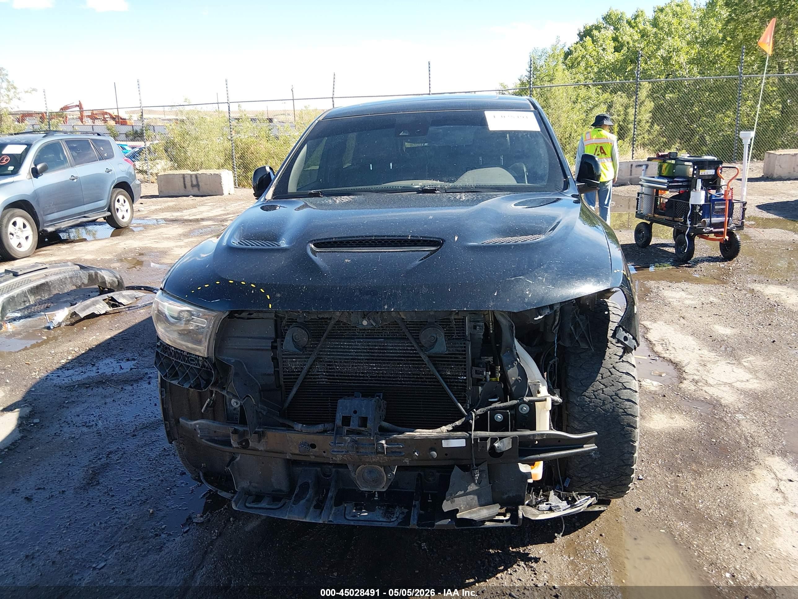 2018 Dodge Durango R/t Awd Black vin: 1C4SDJCTXJC341396