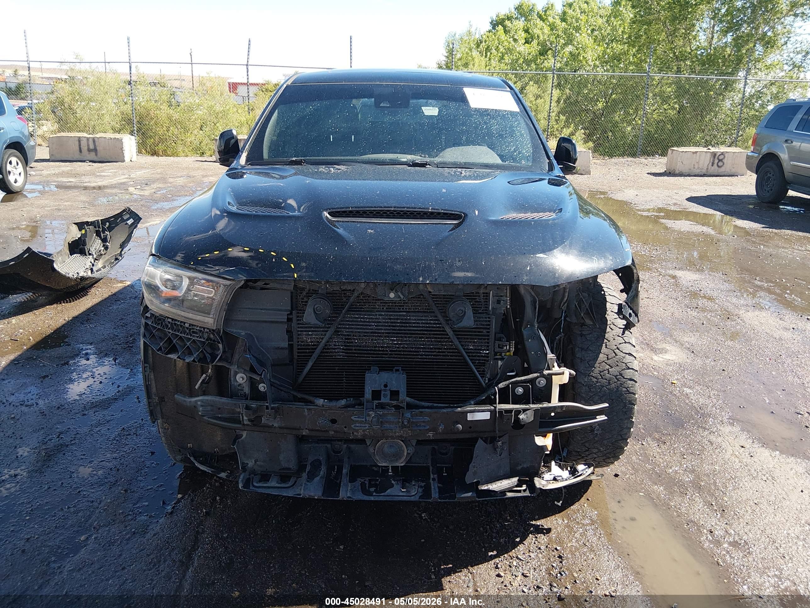 2018 Dodge Durango R/t Awd Black vin: 1C4SDJCTXJC341396