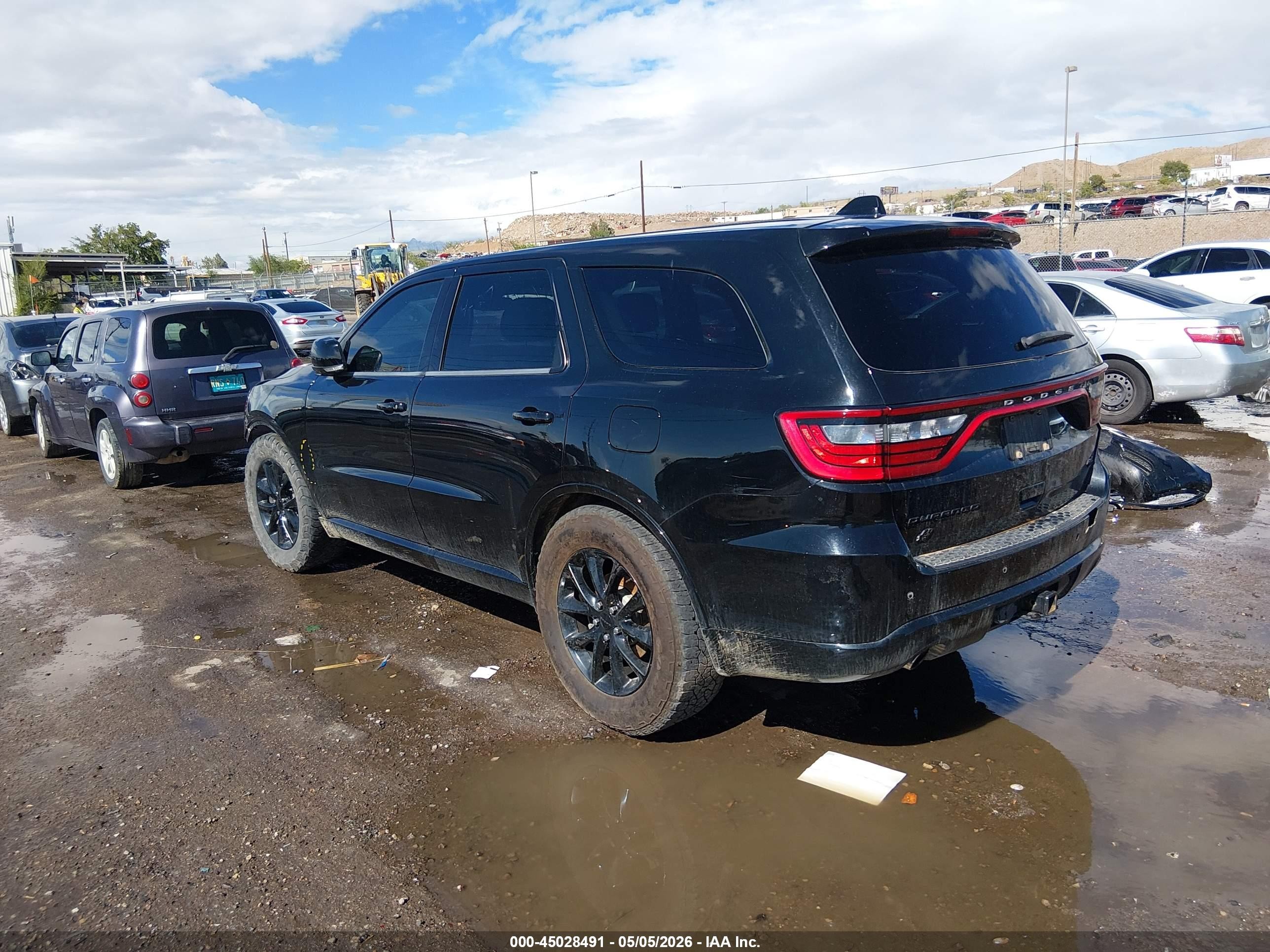 2018 Dodge Durango R/t Awd Black vin: 1C4SDJCTXJC341396