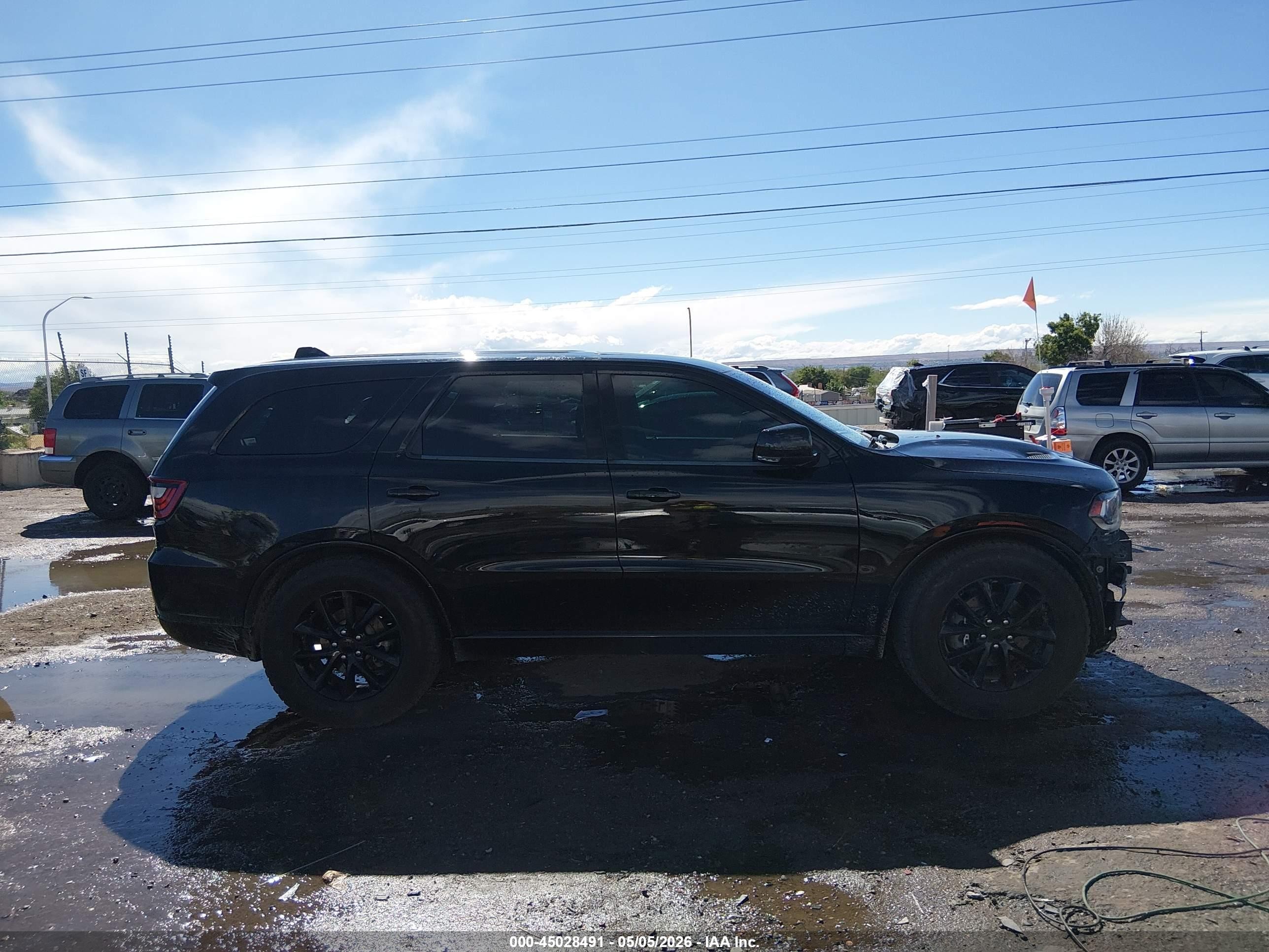 2018 Dodge Durango R/t Awd Black vin: 1C4SDJCTXJC341396