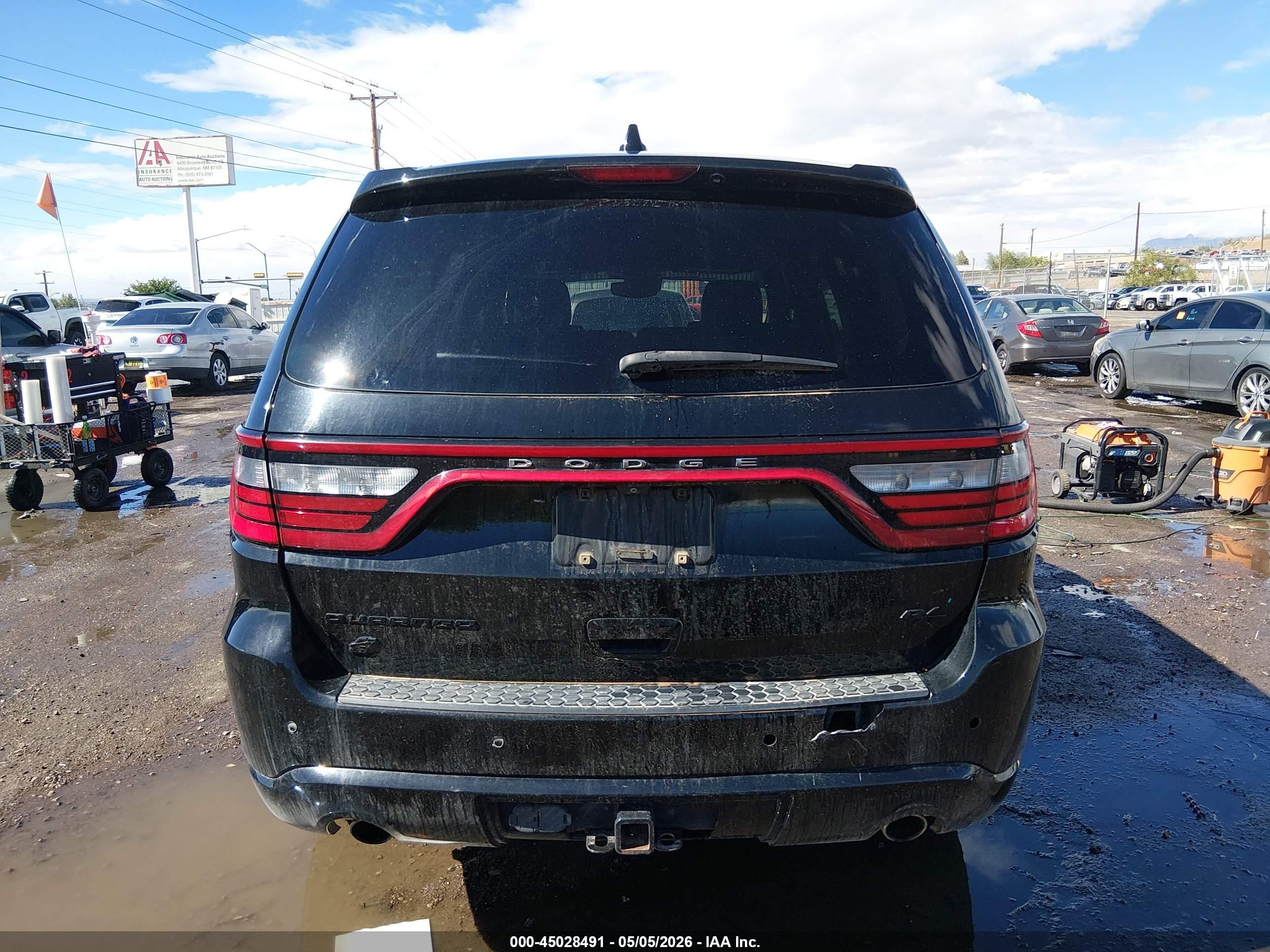 2018 Dodge Durango R/t Awd Black vin: 1C4SDJCTXJC341396