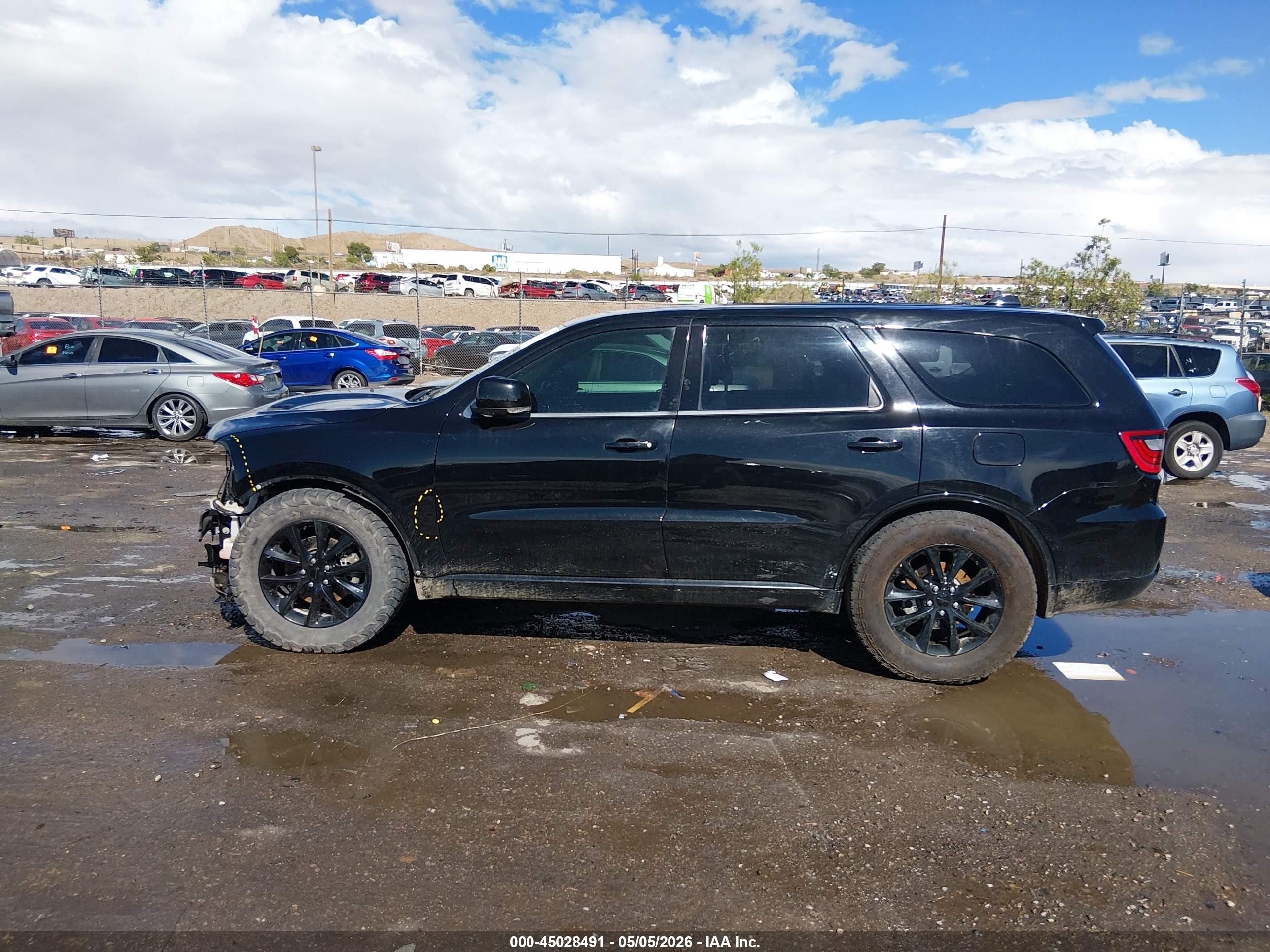 2018 Dodge Durango R/t Awd Black vin: 1C4SDJCTXJC341396