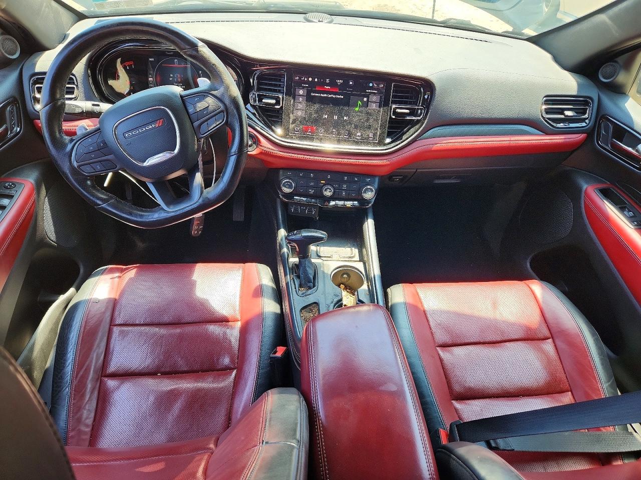2021 Dodge Durango R/t Черный vin: 1C4SDJCTXMC716076