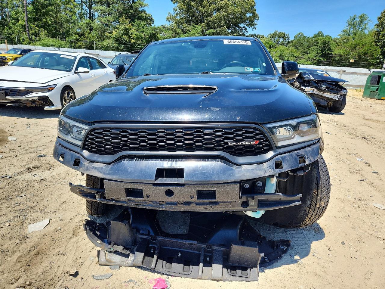 2021 Dodge Durango R/t Черный vin: 1C4SDJCTXMC716076