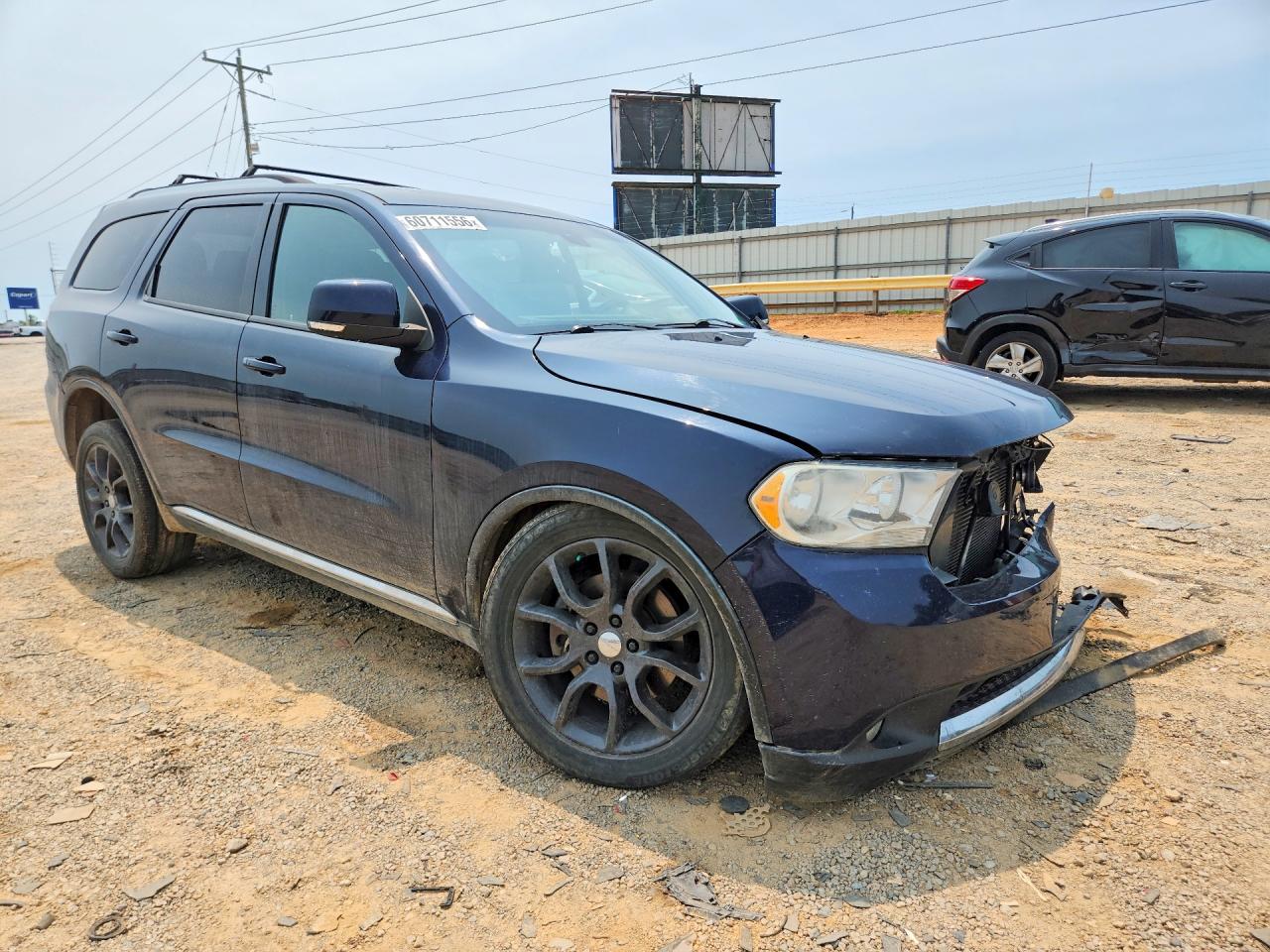 2012 Dodge Durango Crew Blue vin: 1C4SDJDT0CC205165