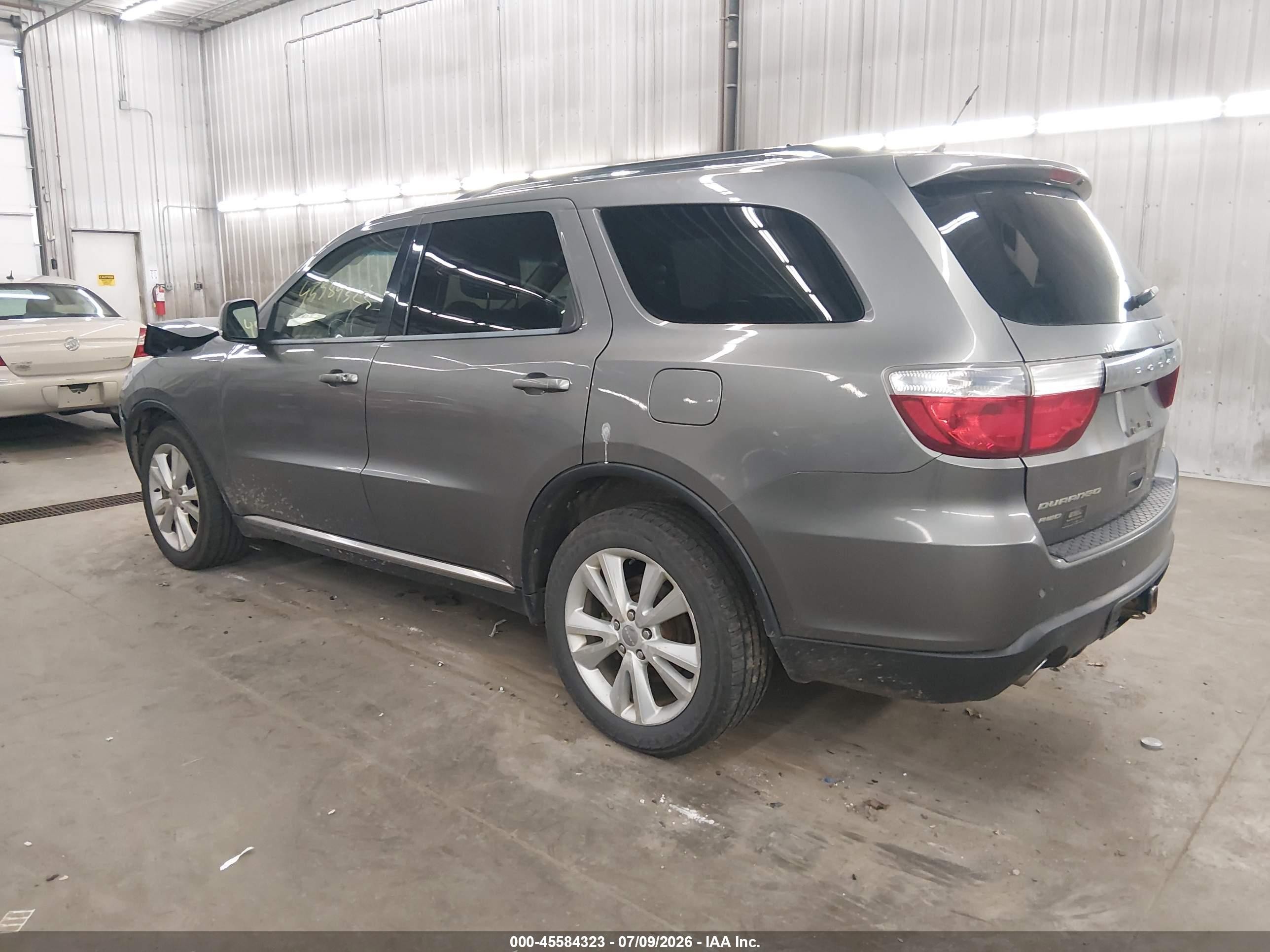 2012 Dodge Durango Crew Gray vin: 1C4SDJDT0CC286068