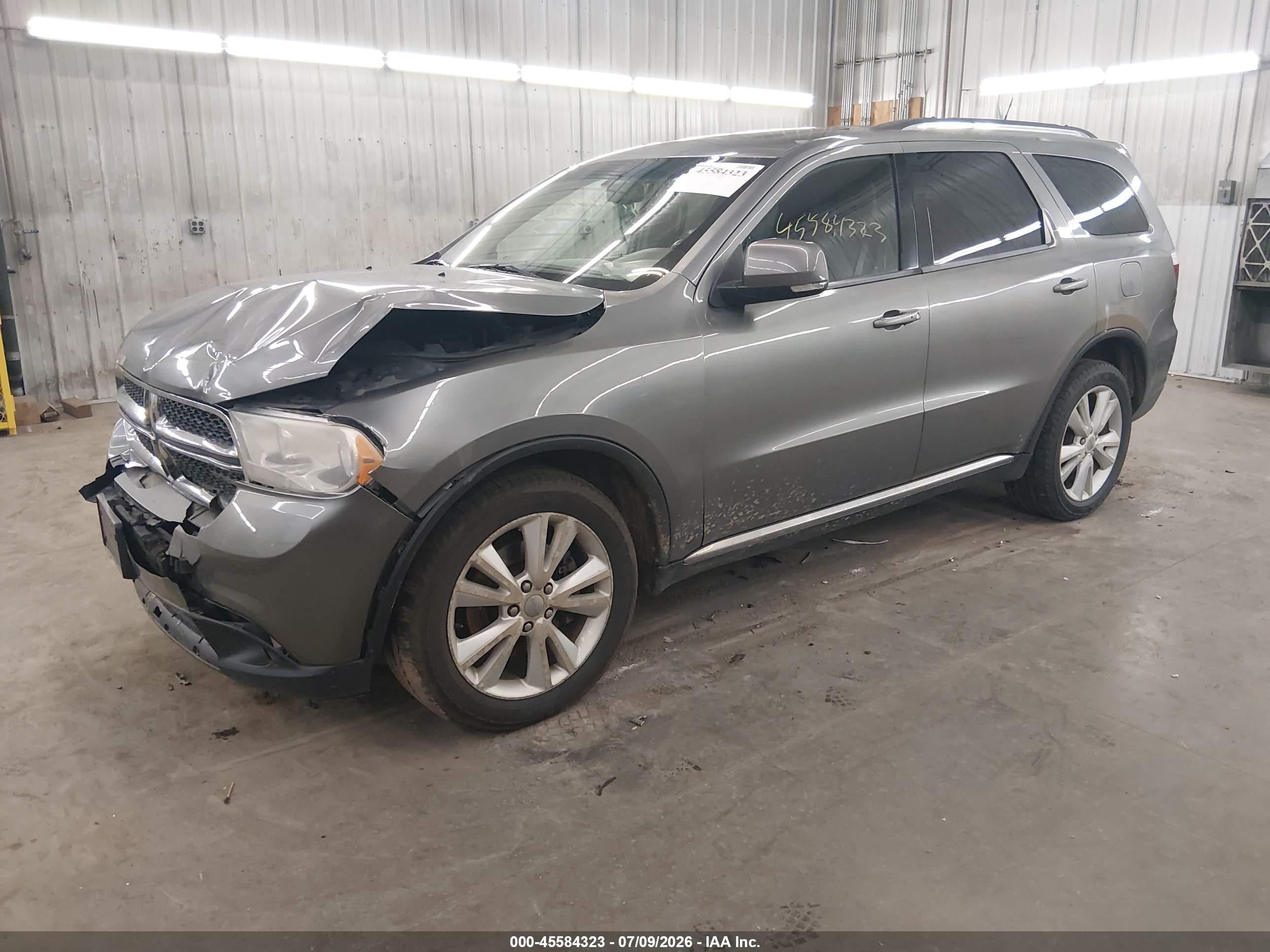 2012 Dodge Durango Crew Gray vin: 1C4SDJDT0CC286068