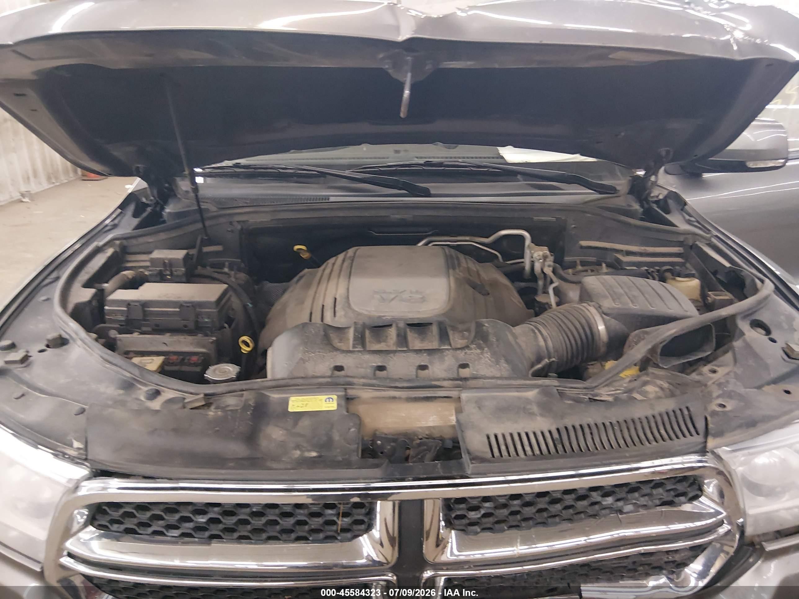 2012 Dodge Durango Crew Gray vin: 1C4SDJDT0CC286068