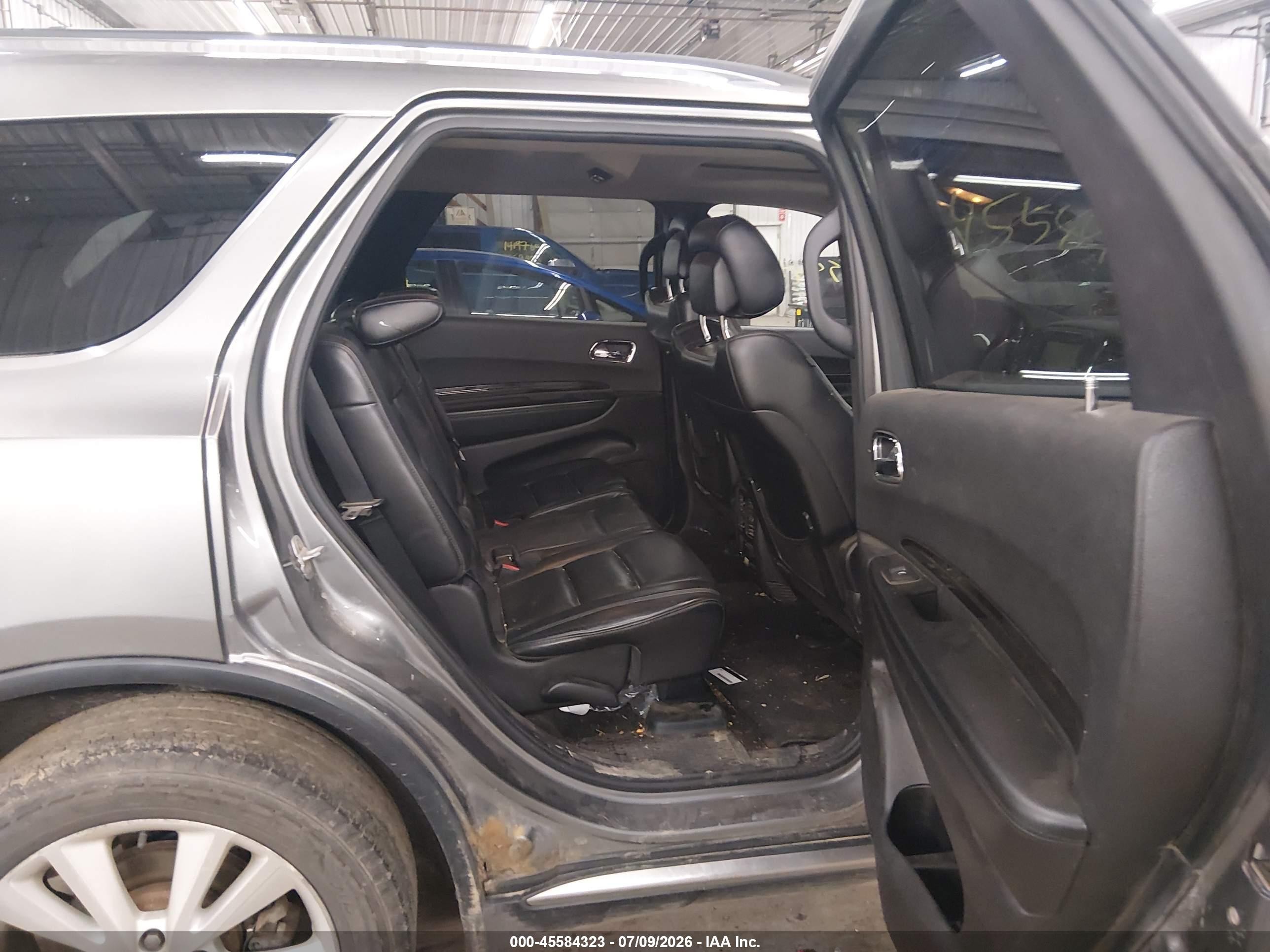 2012 Dodge Durango Crew Gray vin: 1C4SDJDT0CC286068