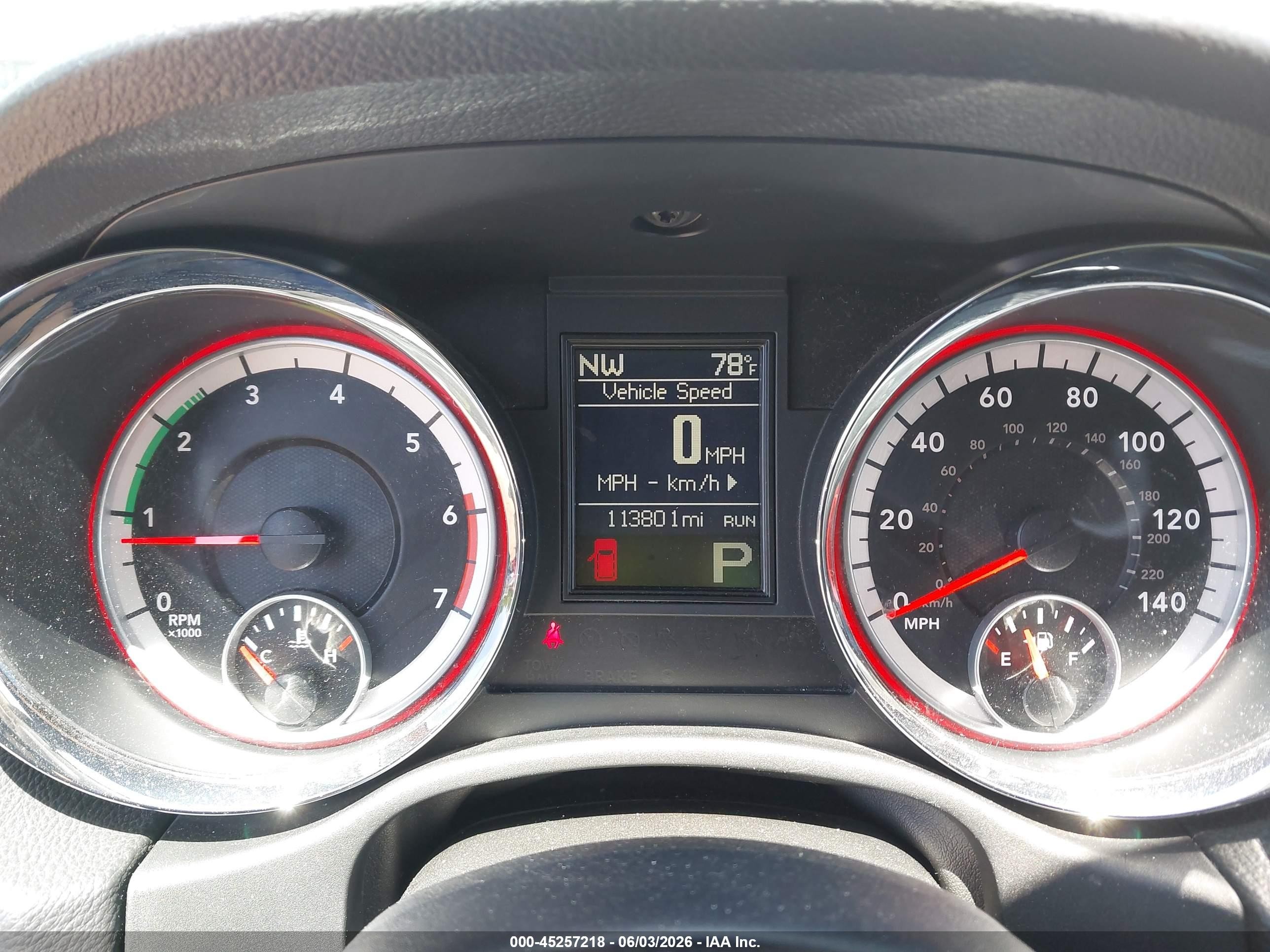 2013 Dodge Durango Crew White vin: 1C4SDJDT0DC658154