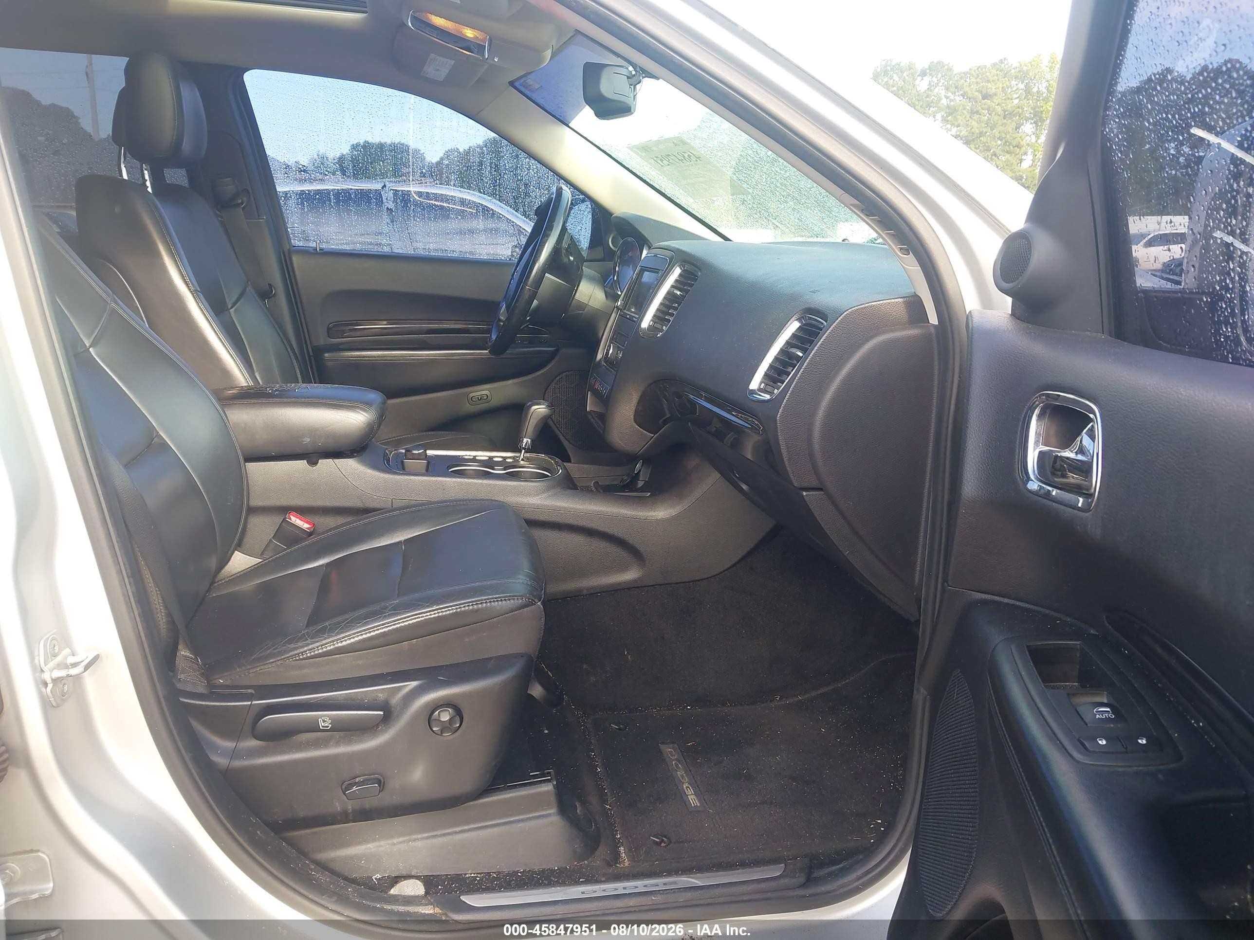 2013 Dodge Durango Crew White vin: 1C4SDJDT1DC618035