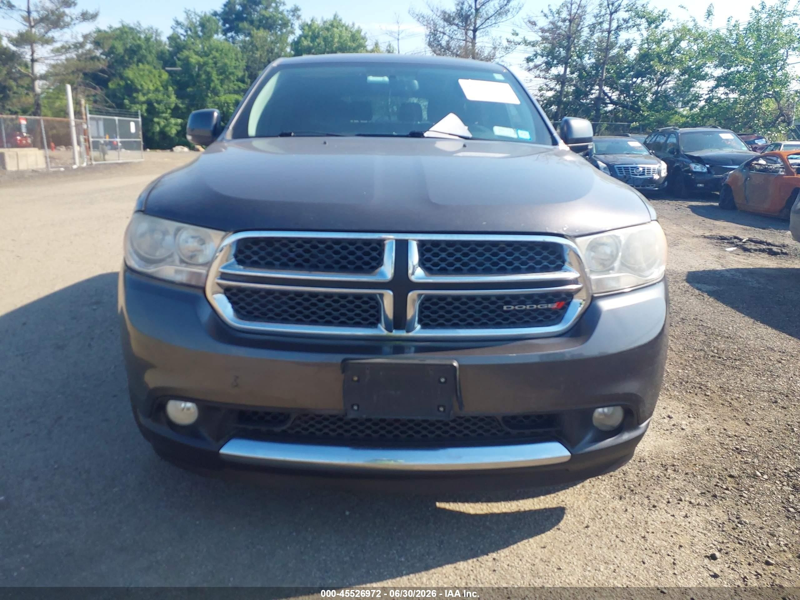2013 Dodge Durango Crew Gray vin: 1C4SDJDT1DC689946