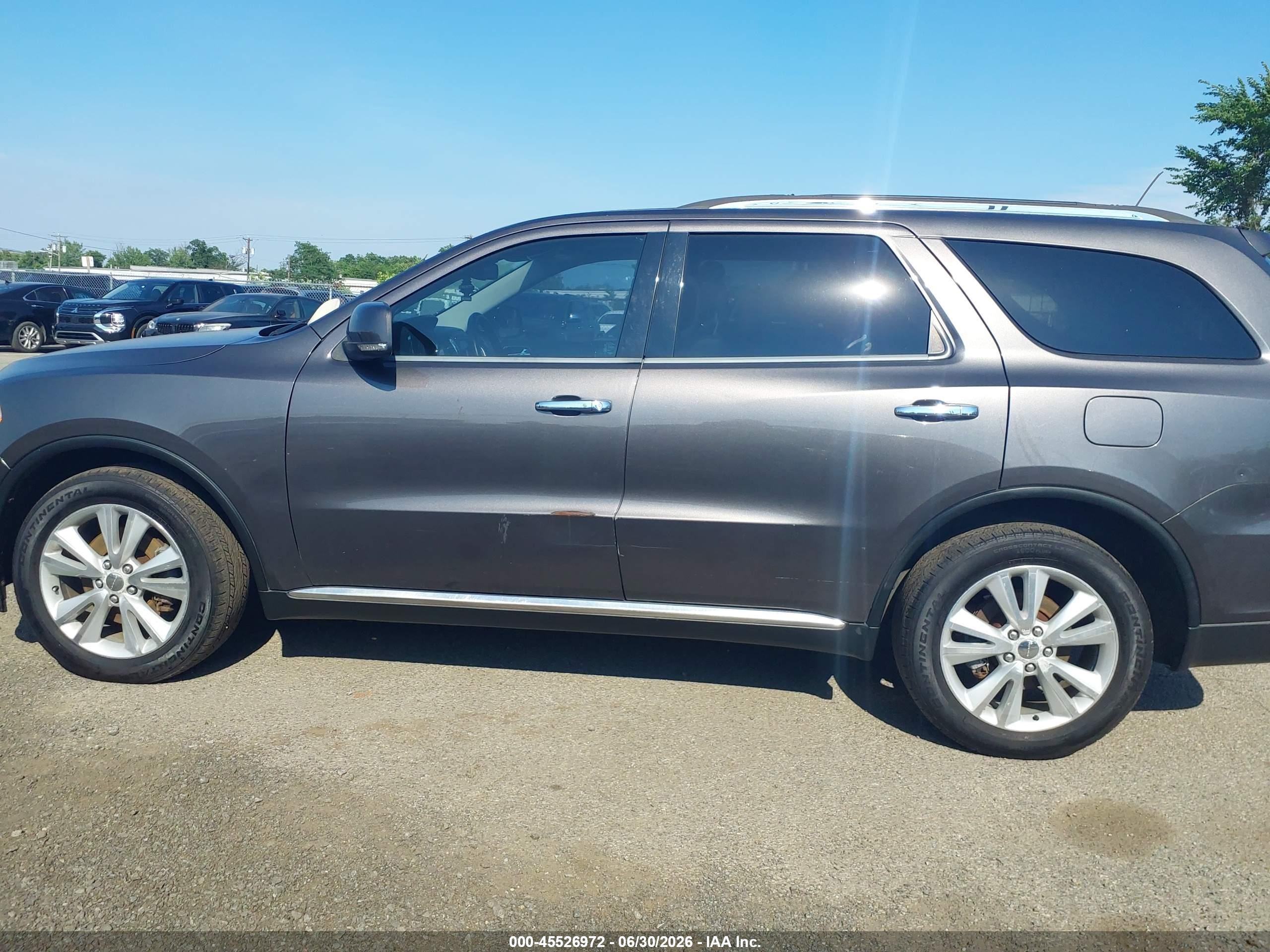 2013 Dodge Durango Crew Gray vin: 1C4SDJDT1DC689946