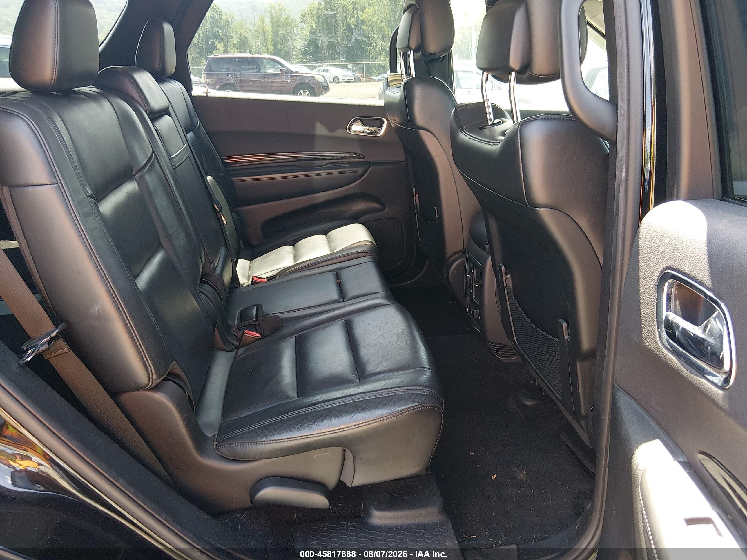2012 Dodge Durango Crew Черный vin: 1C4SDJDT2CC122207